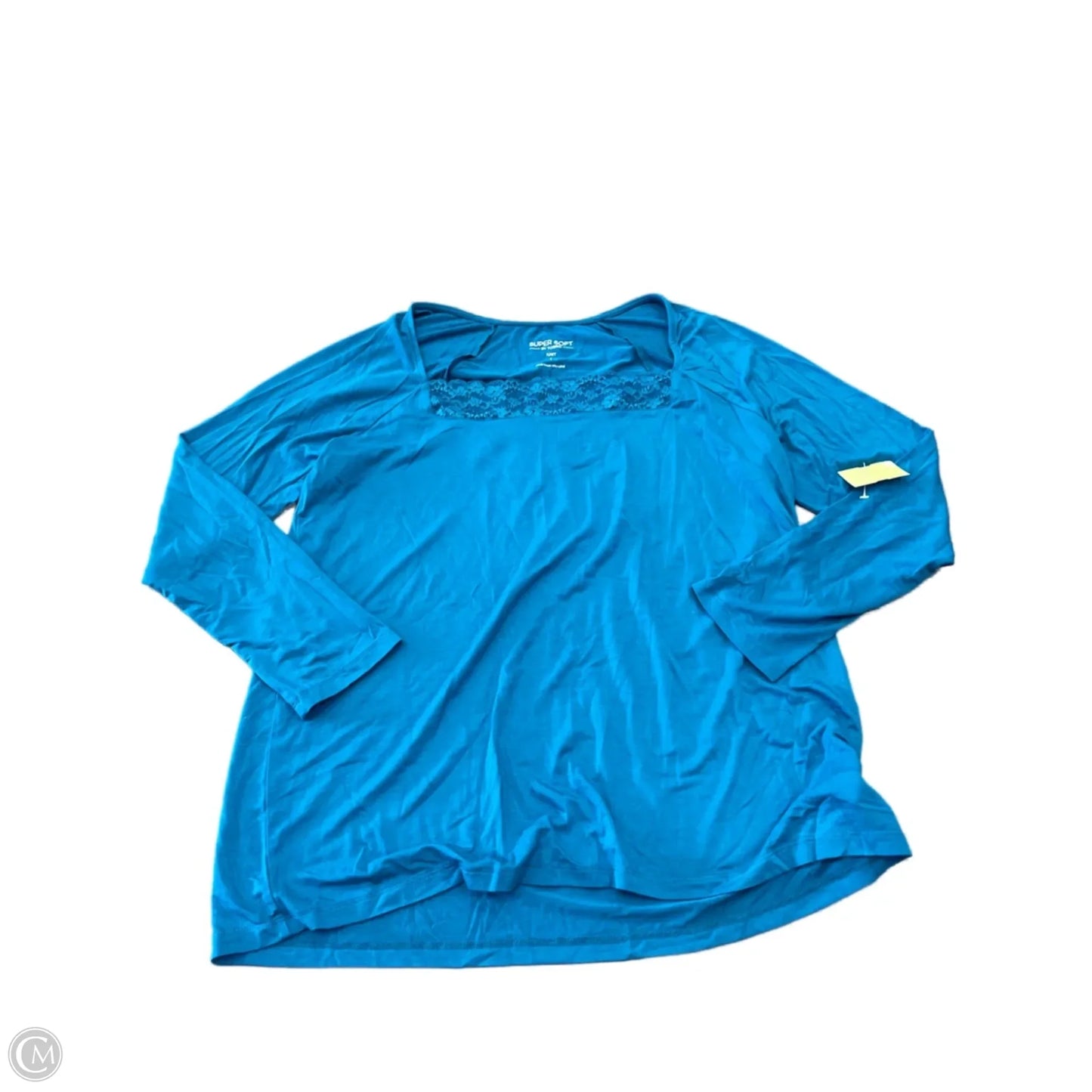 Top Long Sleeve By Torrid In Blue, Size: 1x