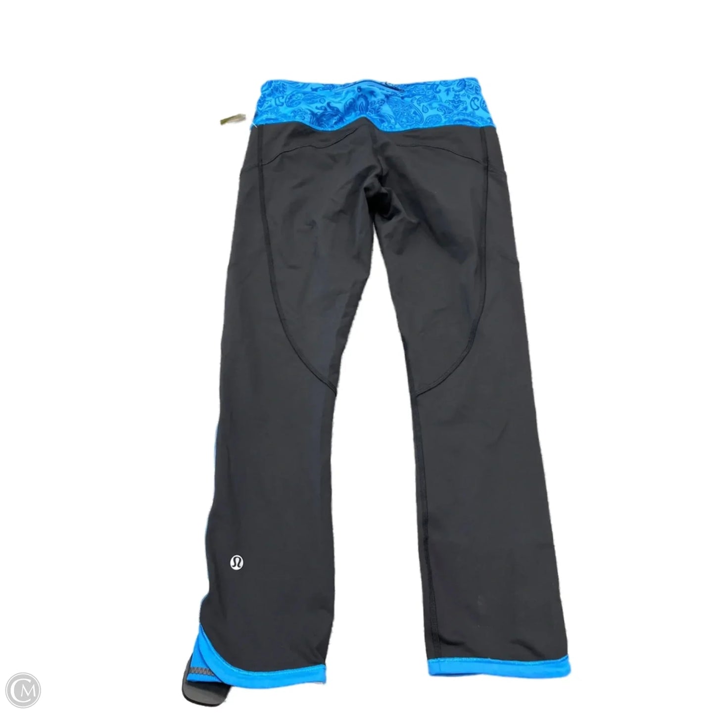Athletic Capris By Lululemon In Blue, Size: 6