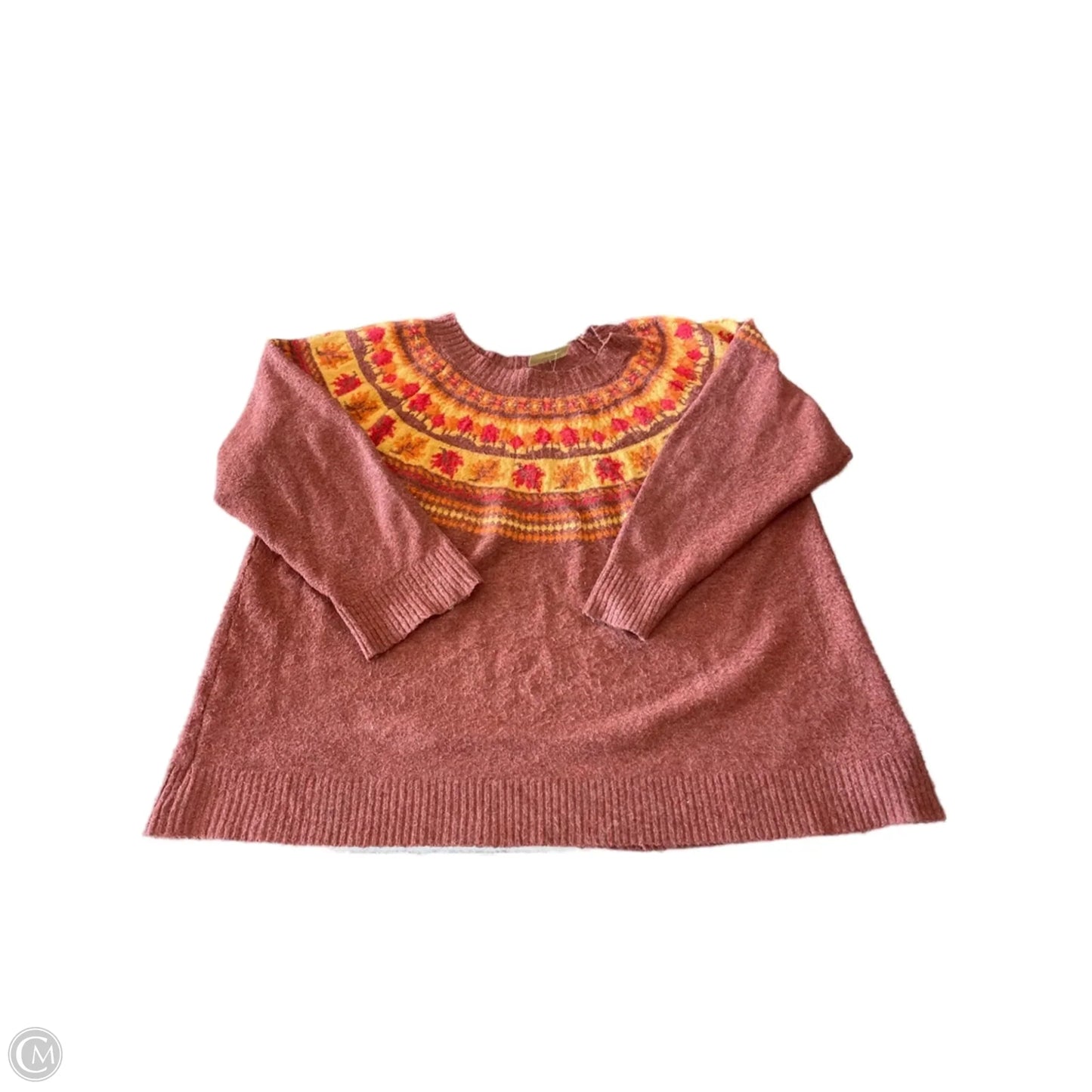 Sweater By Maurices In Orange, Size: 4x