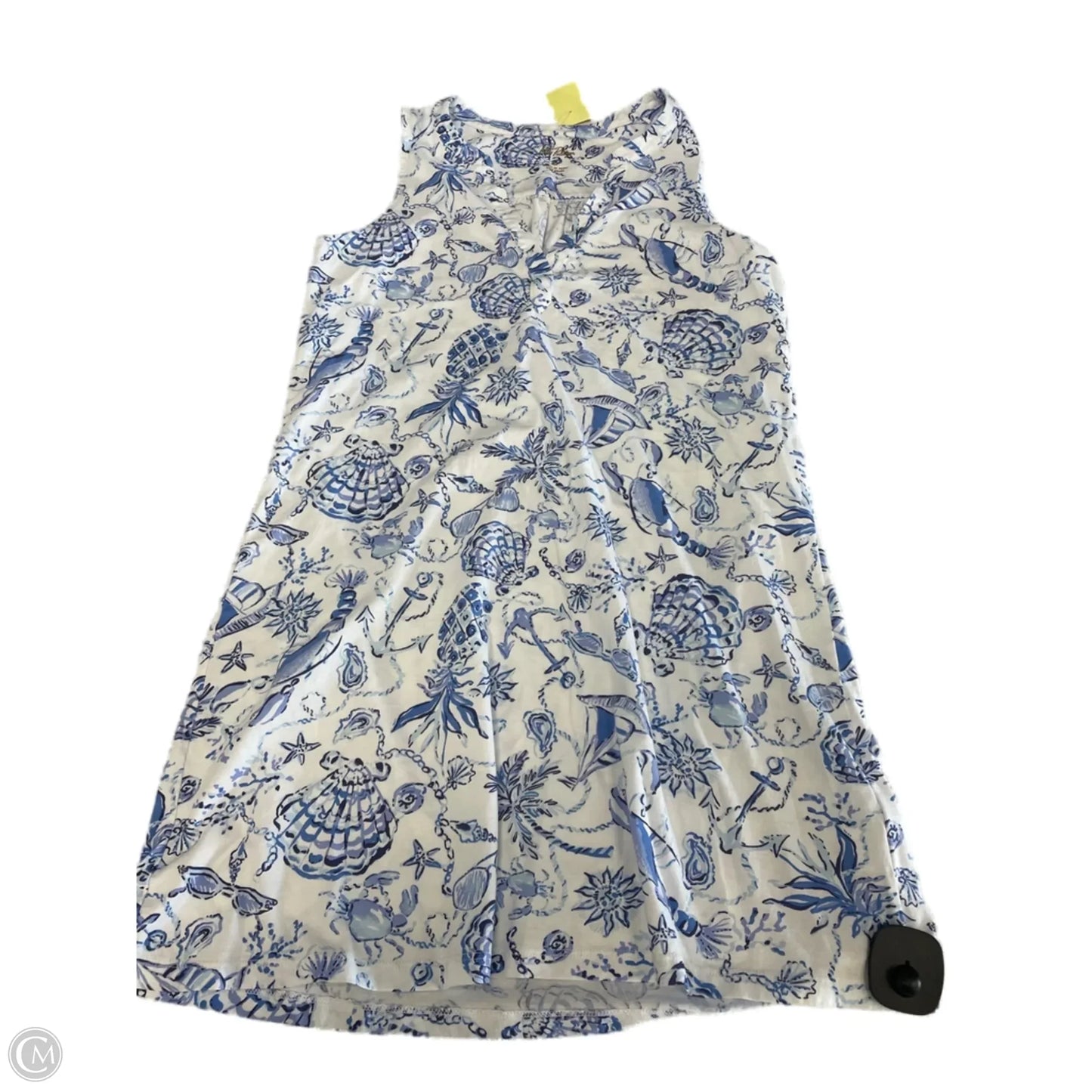 Dress Designer By Lilly Pulitzer In Blue & White, Size: S
