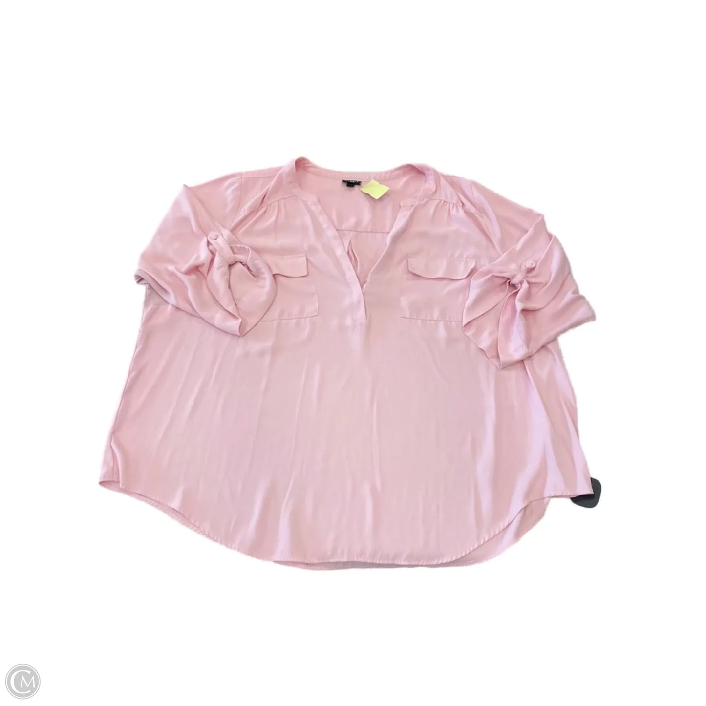 Top Long Sleeve By Torrid In Pink, Size: 4x