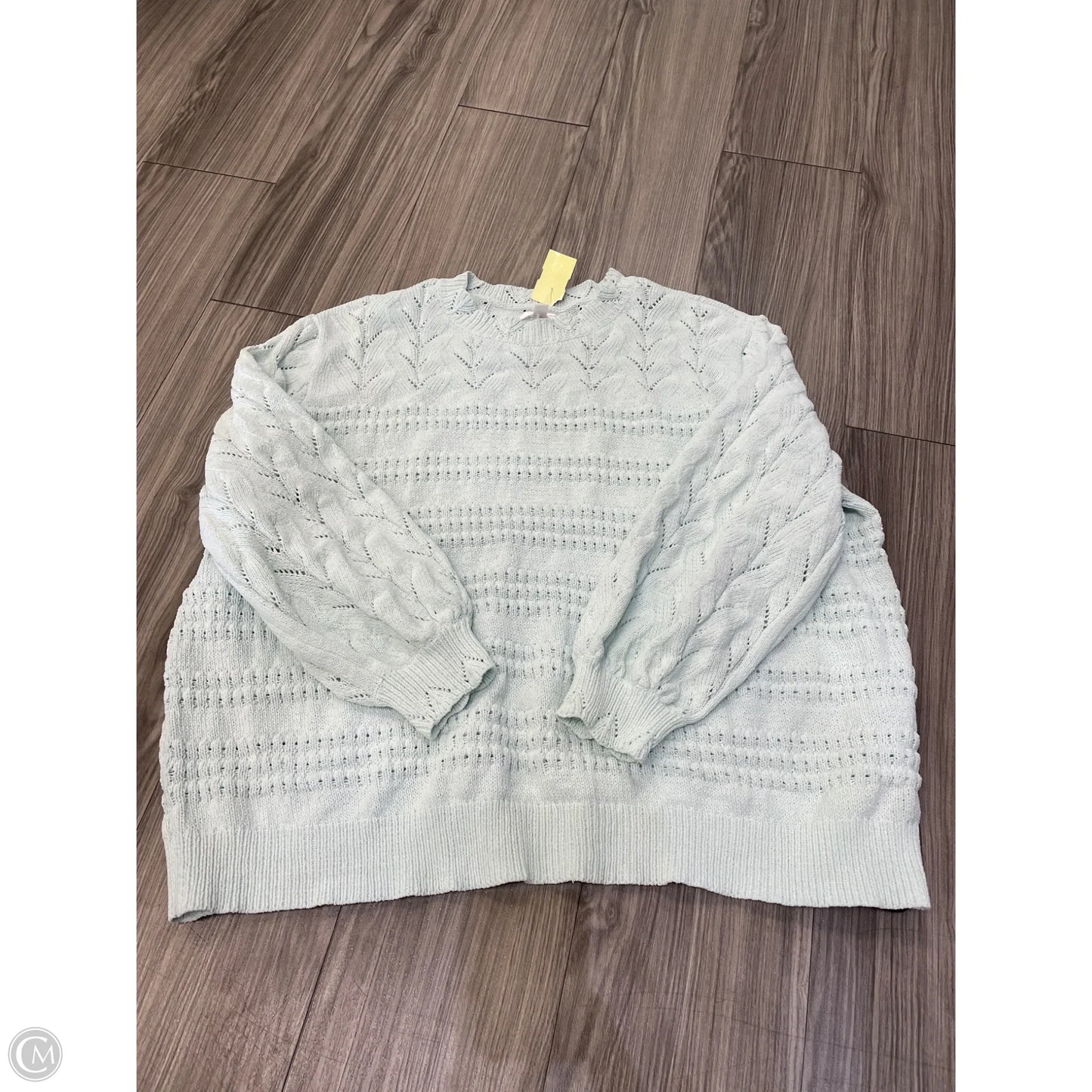 Sweater By Clothes Mentor In Blue, Size: 3x