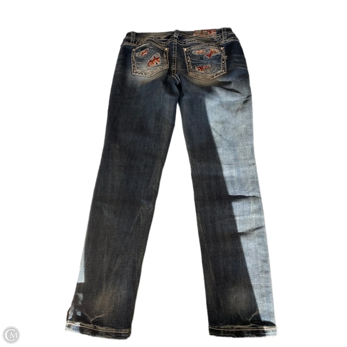 Jeans Skinny By Miss Me In Blue, Size: 12