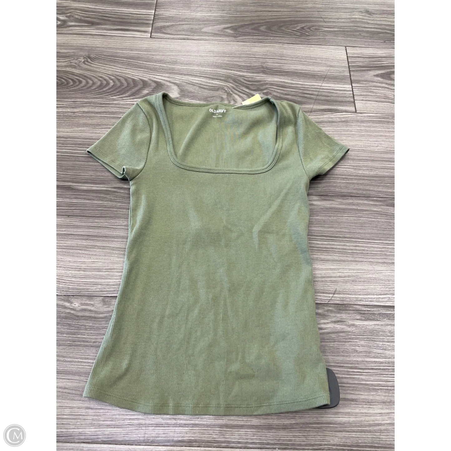Top Short Sleeve By Old Navy In Green, Size: Xs