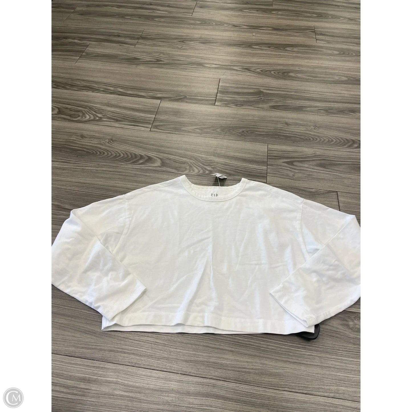 Top Long Sleeve By Gap In White, Size: Sp