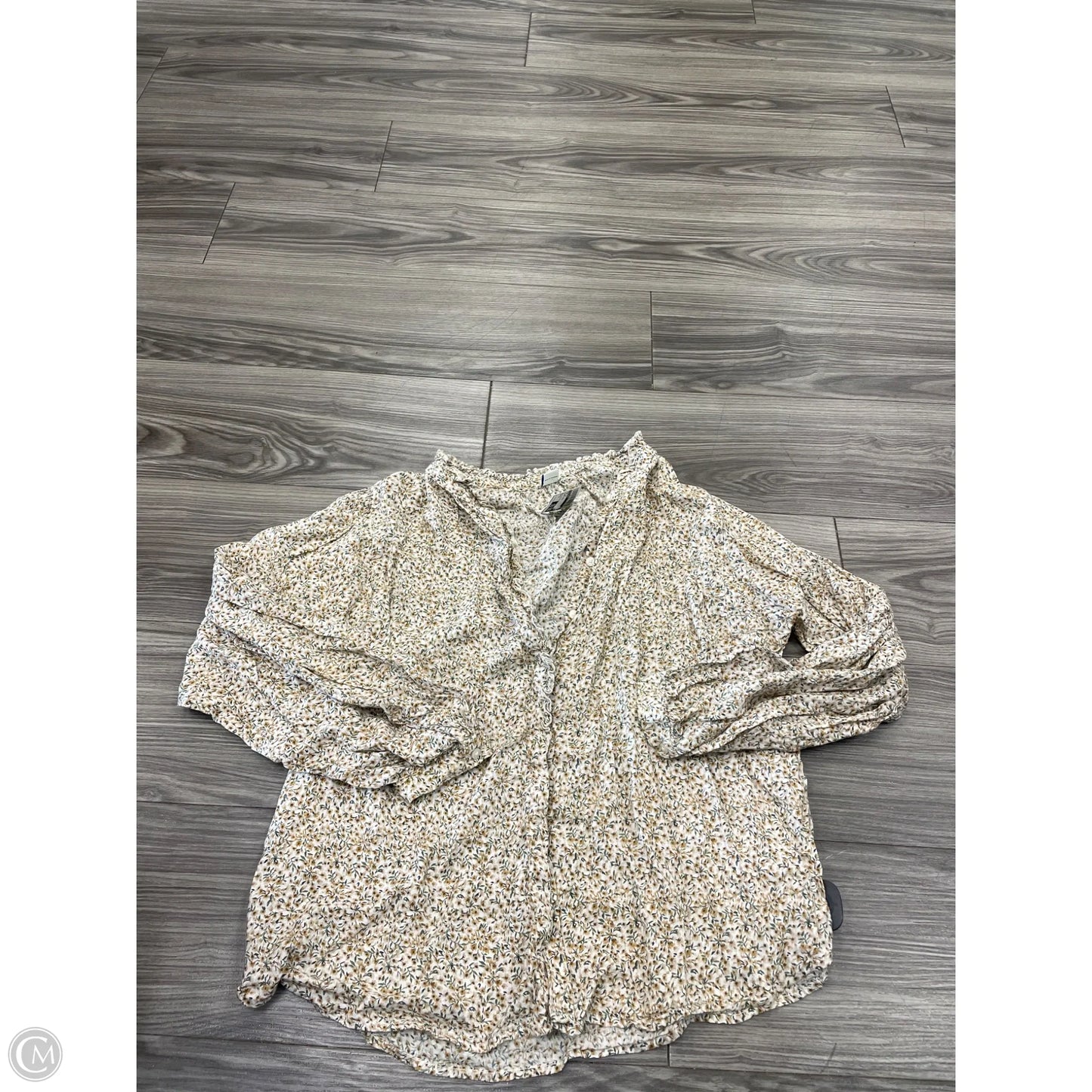 Top Long Sleeve By Old Navy In Floral Print, Size: S
