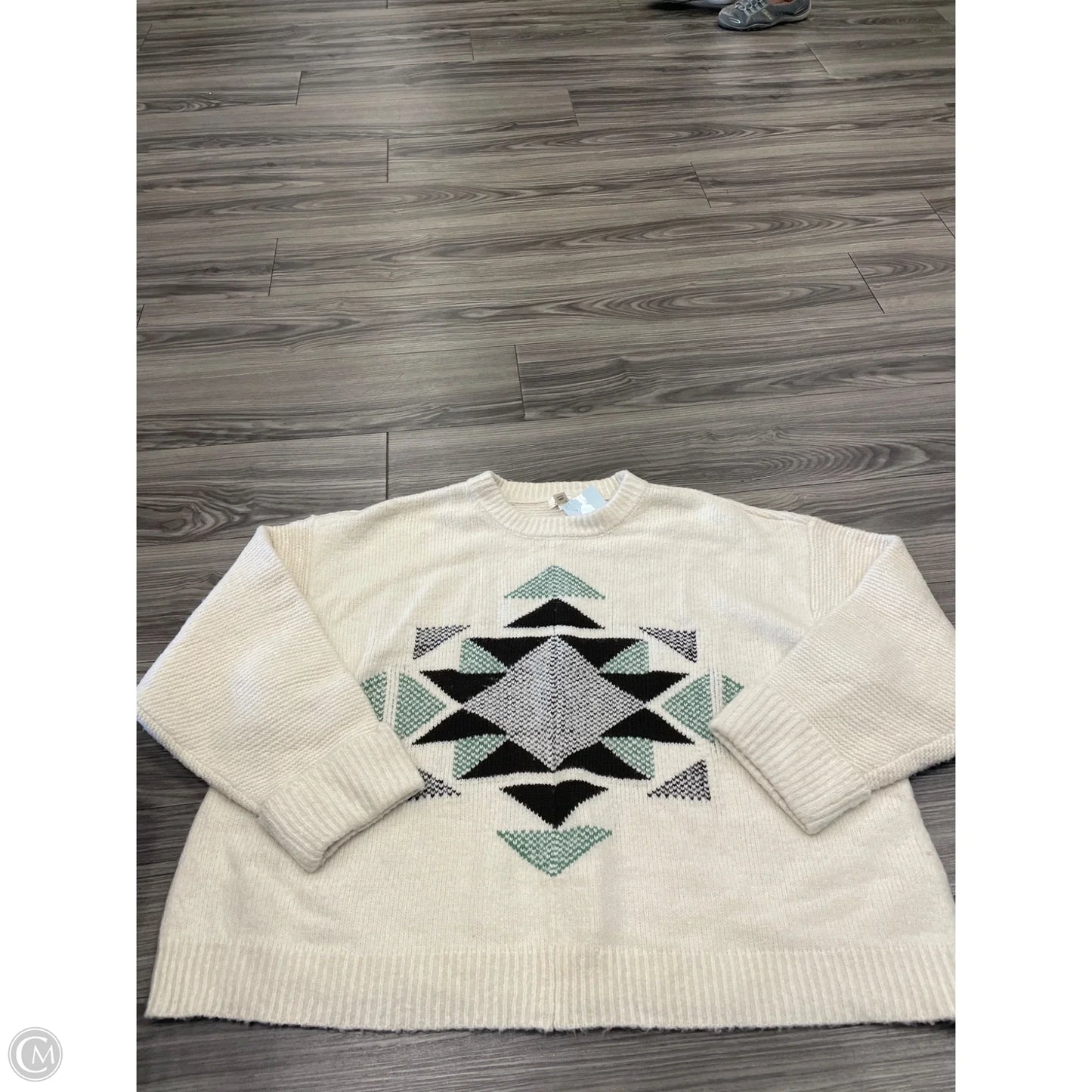 Sweater By Ana In Cream, Size: 2x