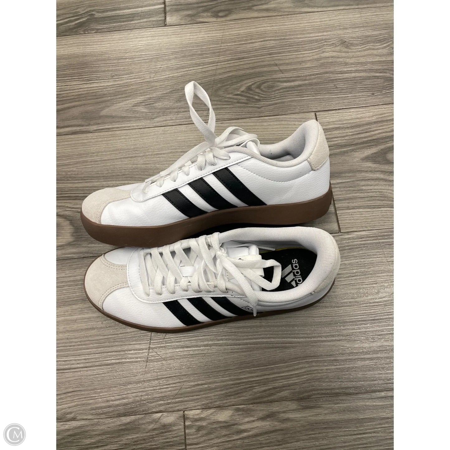 Shoes Athletic By Adidas In White, Size: 9