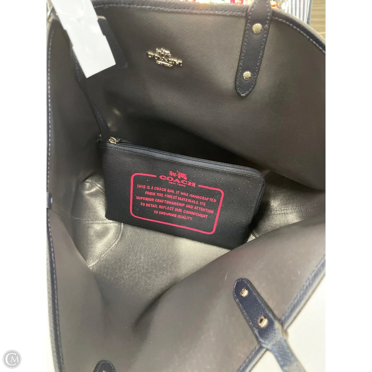 Handbag Designer By Coach, Size: Large