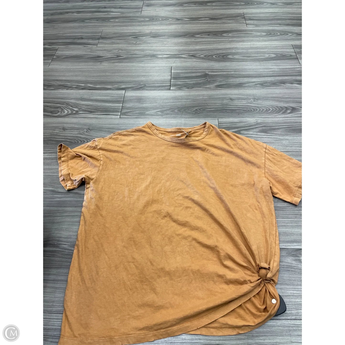 Top Short Sleeve By Aerie In Yellow, Size: Xl