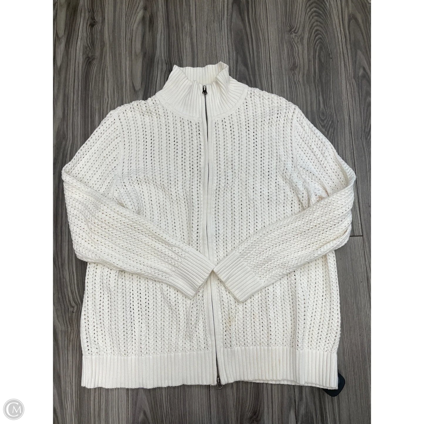 Sweatshirt Collar By Cj Banks In White, Size: 2x