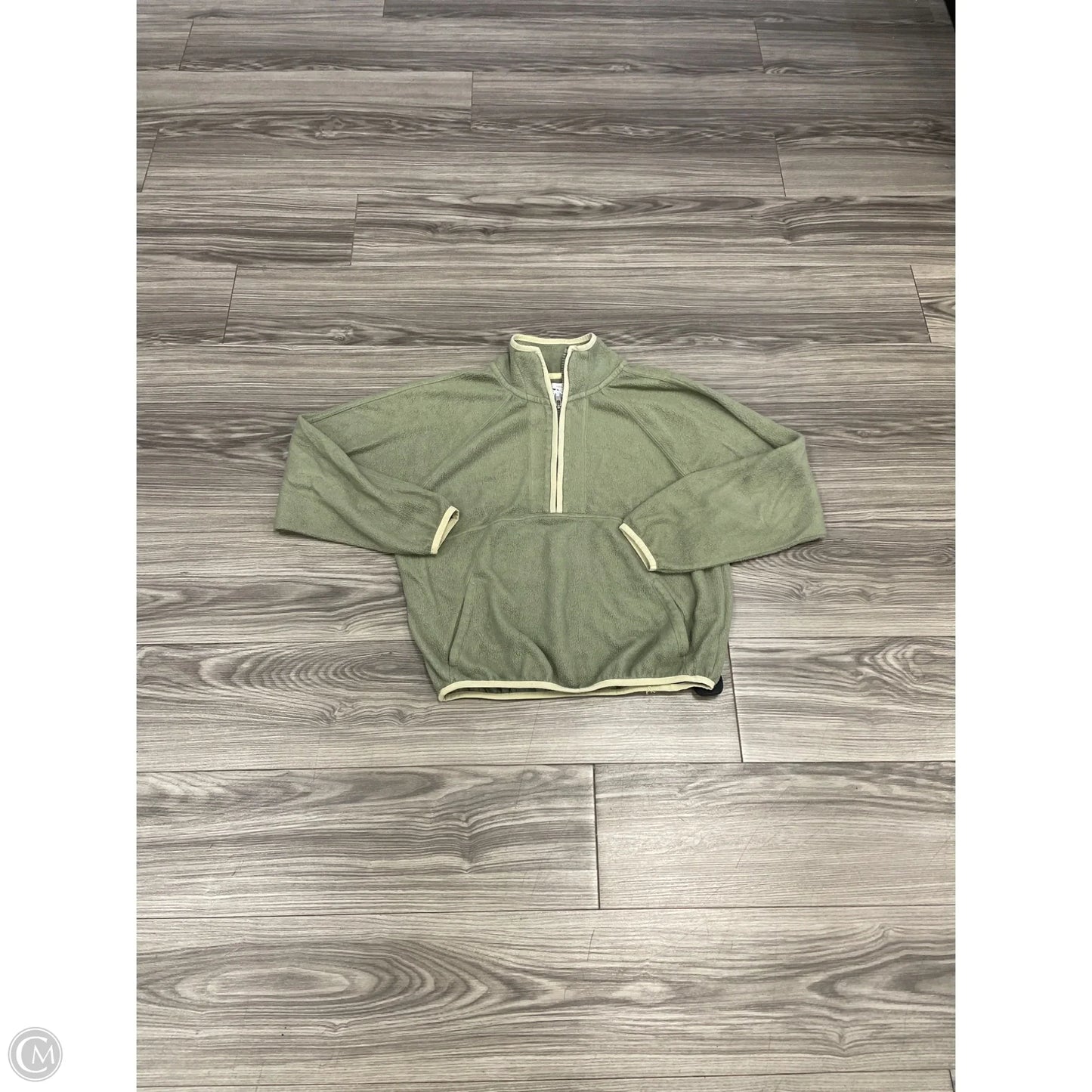 Athletic Sweatshirt Collar By Maurices In Green, Size: M