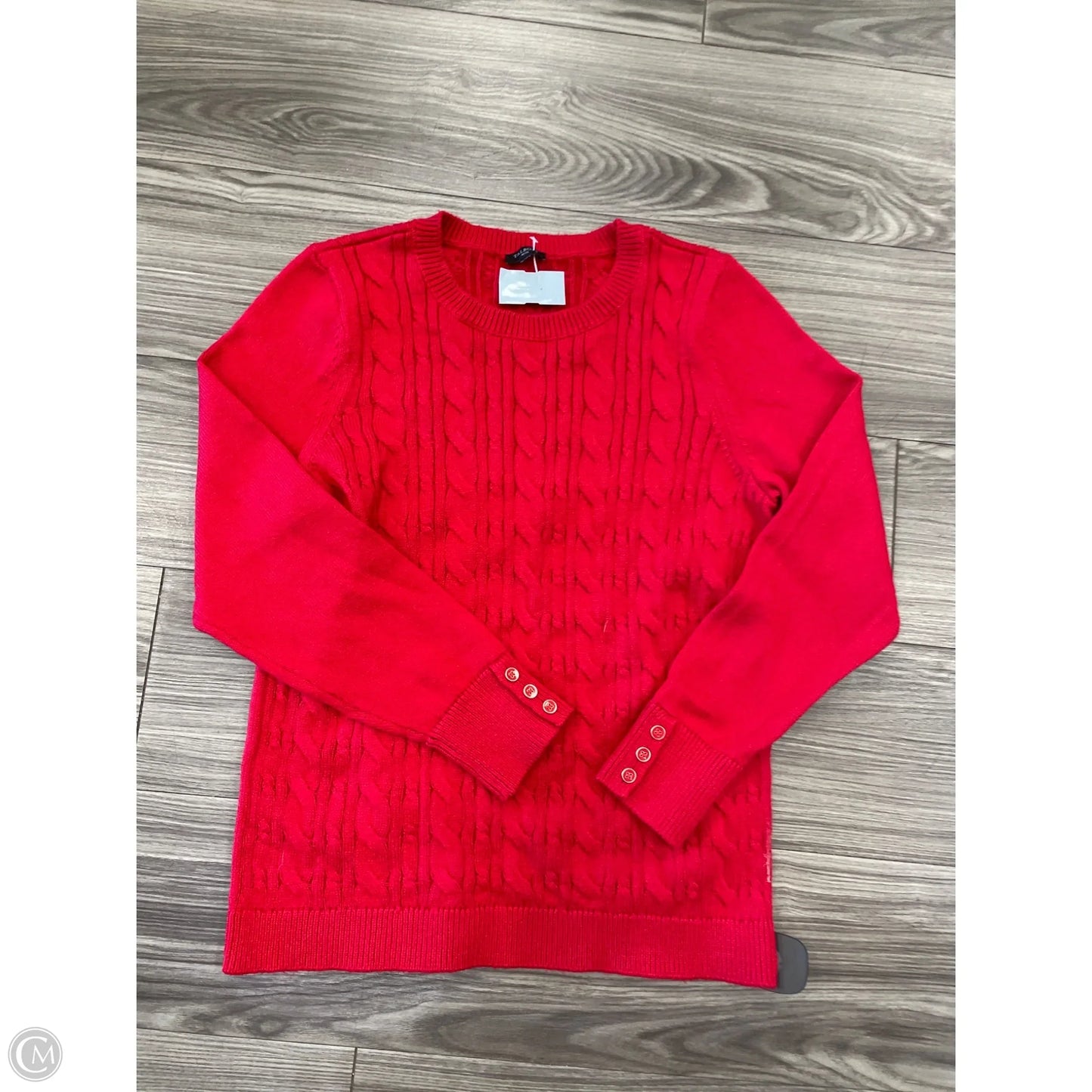 Sweater By Talbots In Red, Size: S