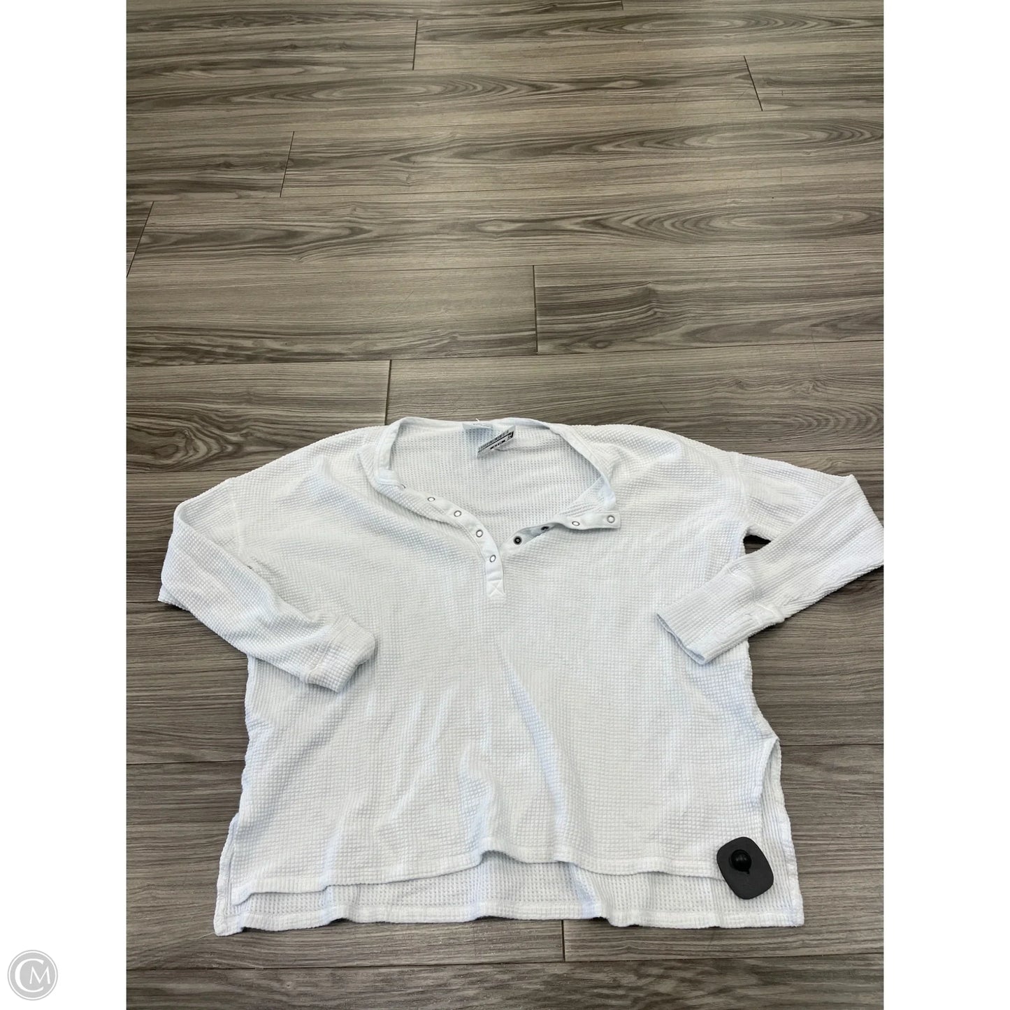 Top Long Sleeve By Aerie In White, Size: S