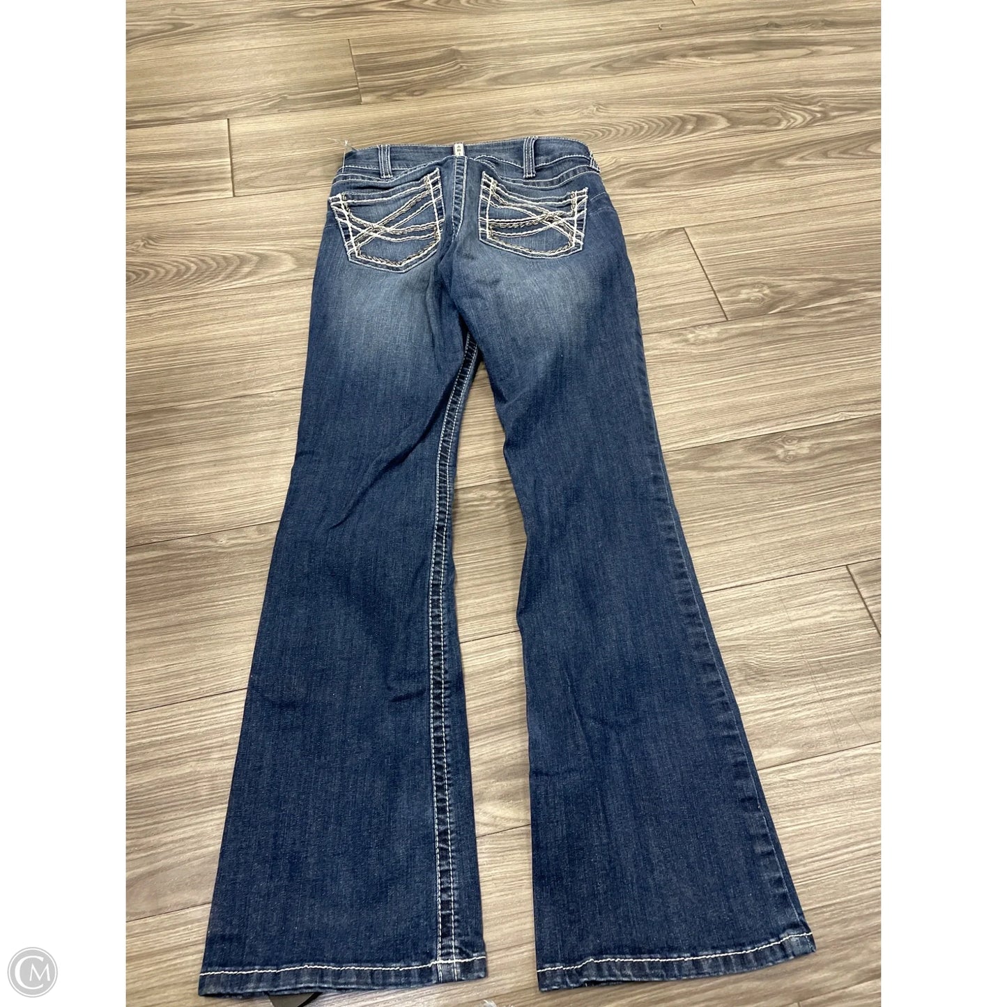 Jeans Boot Cut By Ariat In Blue, Size: 10