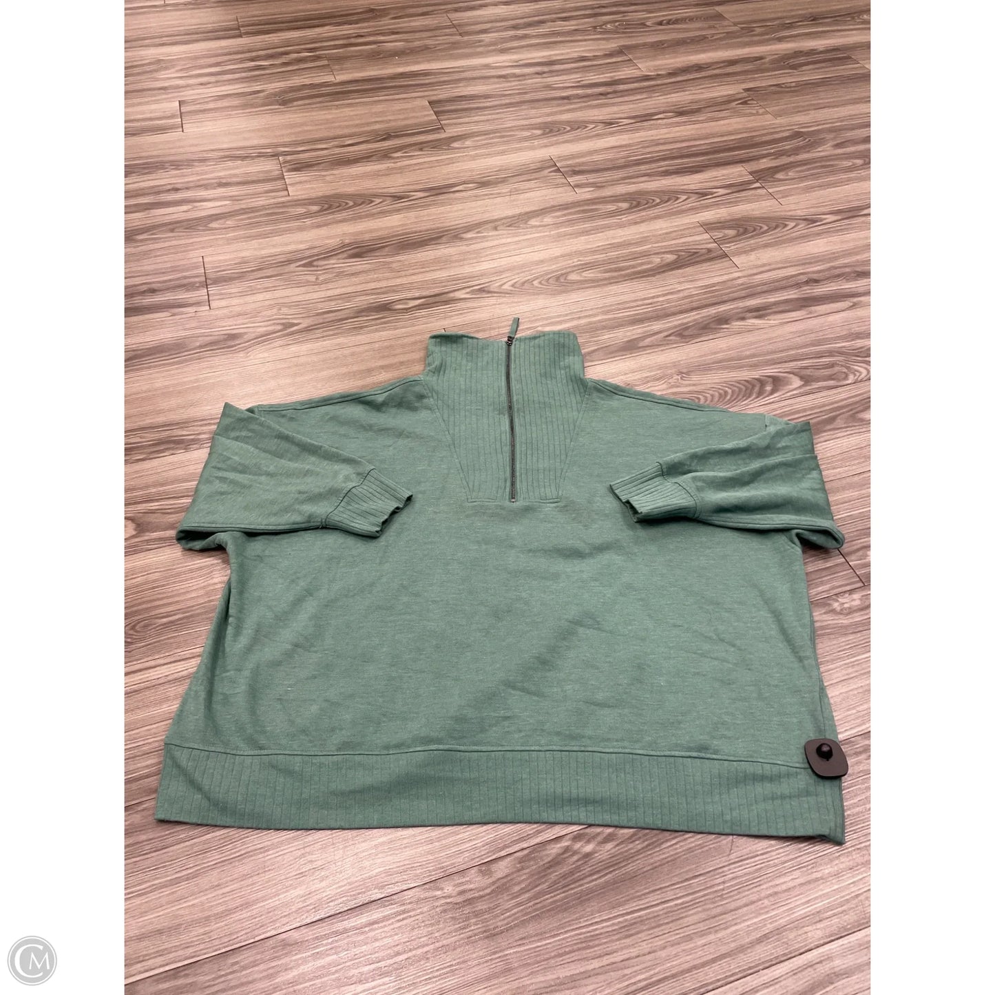 Sweatshirt Collar By Maurices In Green, Size: 3x
