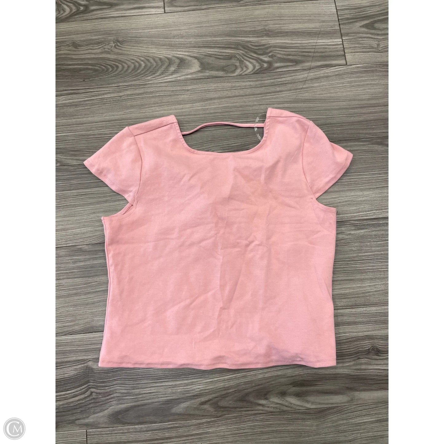 Top Short Sleeve By No Boundaries In Pink, Size: 2x
