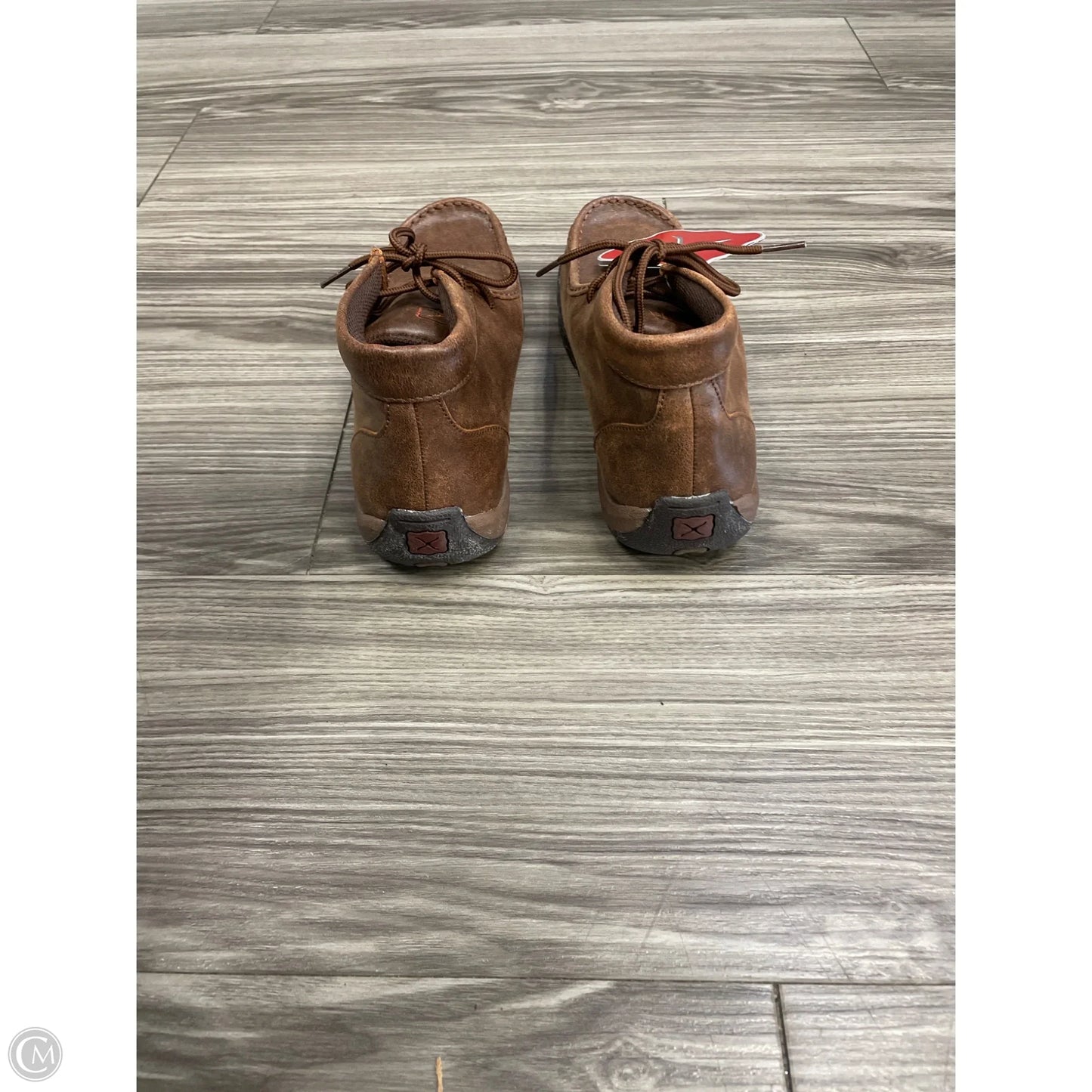 Boots Ankle Flats By Clothes Mentor In Brown, Size: 8.5