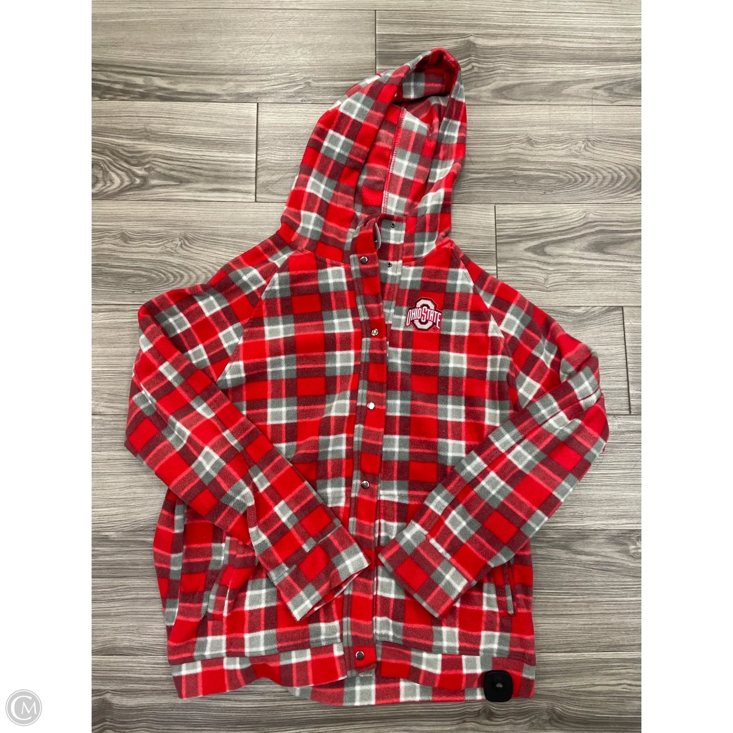 Jacket Fleece By Colosseum In Plaid Pattern, Size: Xxl
