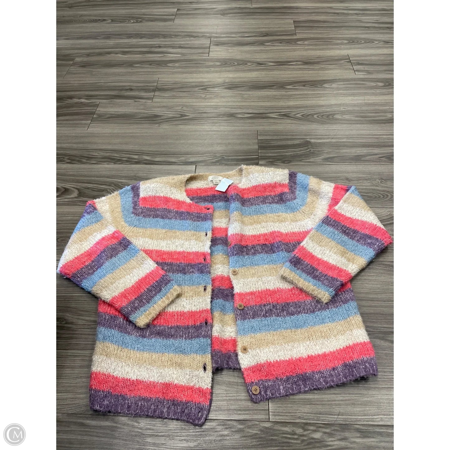 Bolero By Christopher And Banks In Striped Pattern, Size: Xl