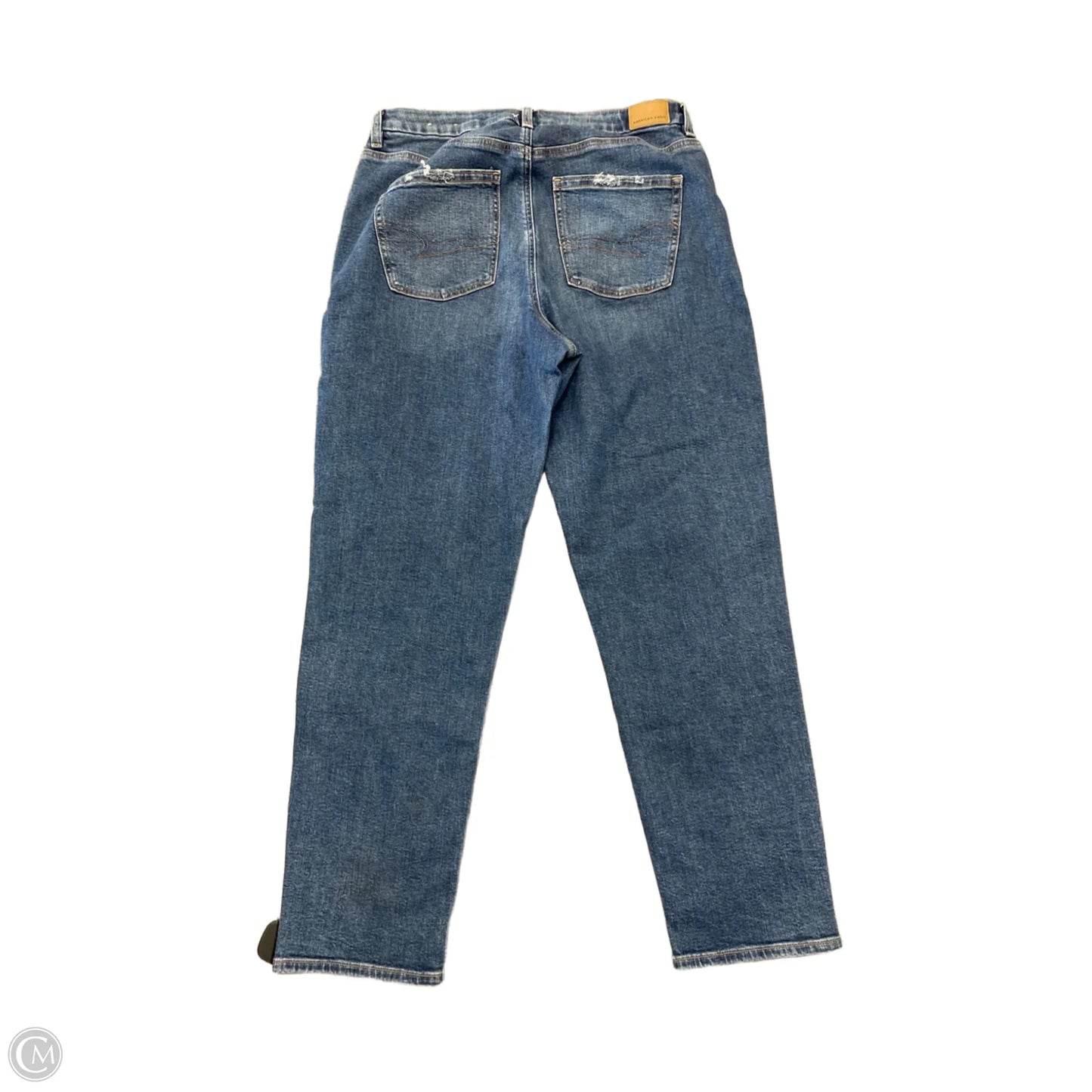 Jeans Boyfriend By American Eagle In Blue, Size: 14