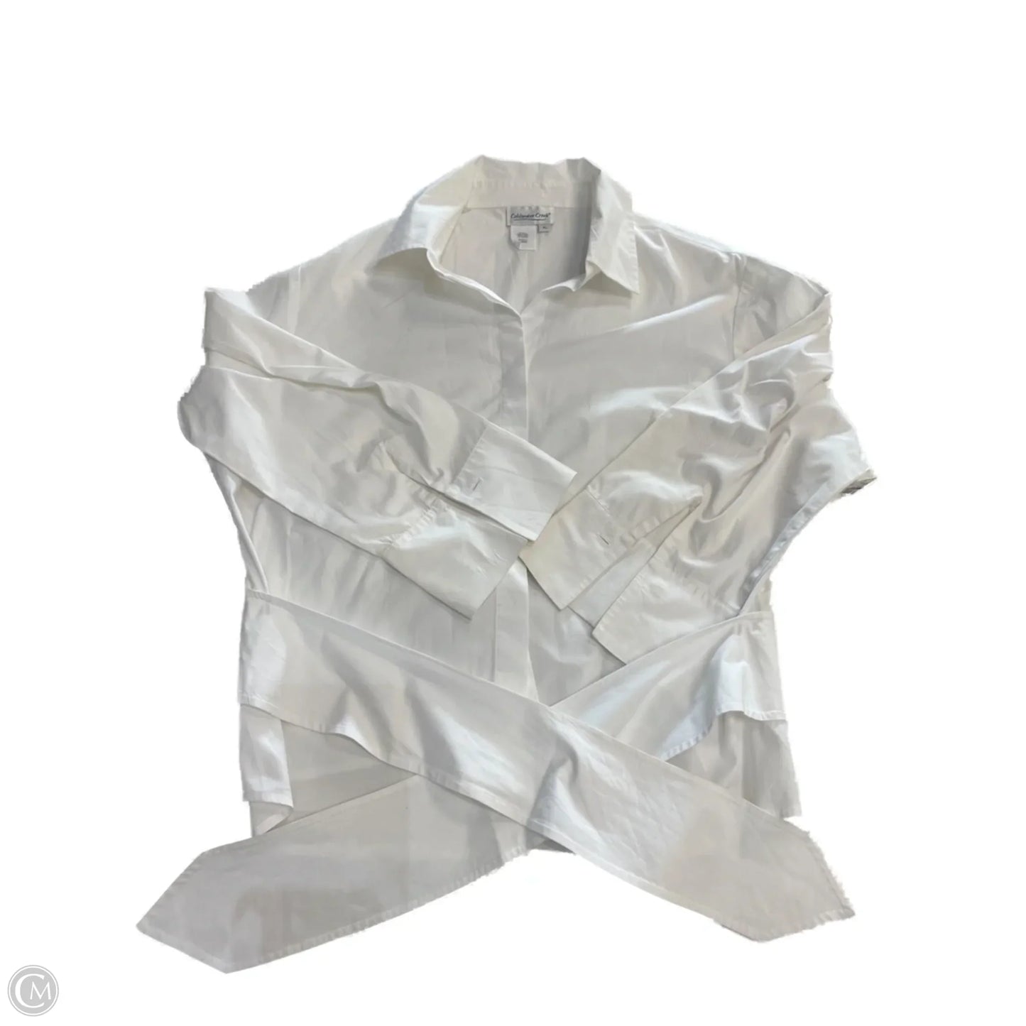 Top Long Sleeve By Coldwater Creek In White, Size: Xl