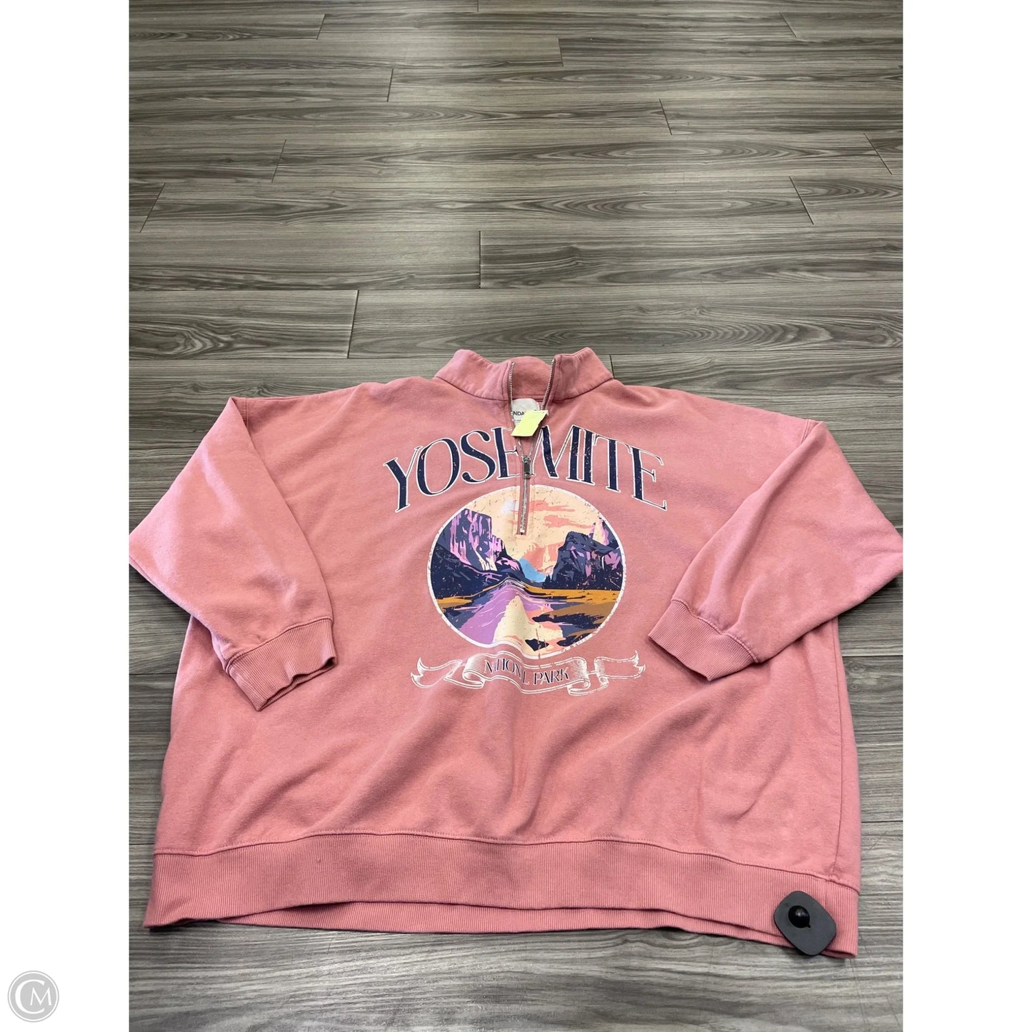 Sweatshirt Collar By No Boundaries In Pink, Size: 3x