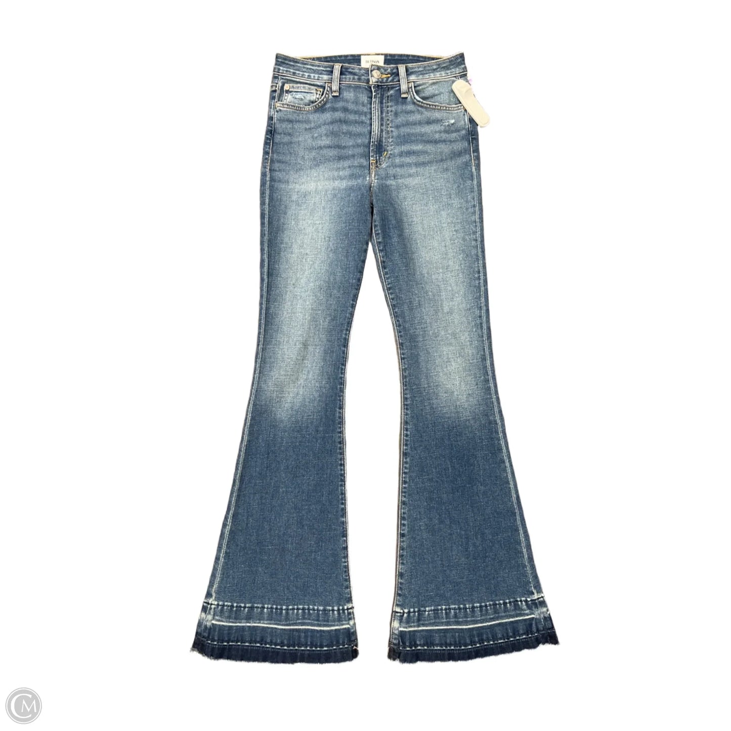 Jeans Boot Cut By Hudson In Blue Denim, Size: 2