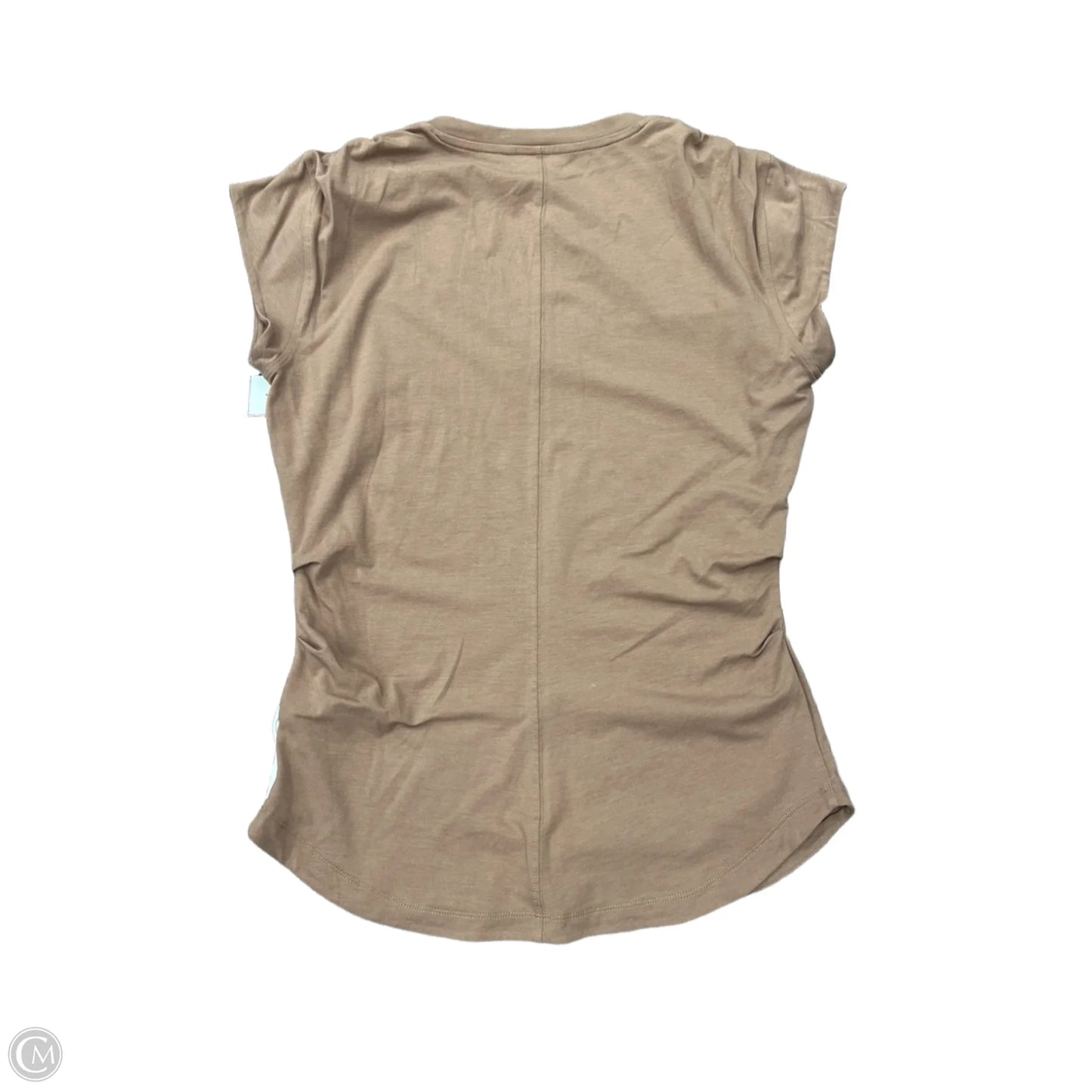 Athletic Top Short Sleeve By Athleta In Brown, Size: M