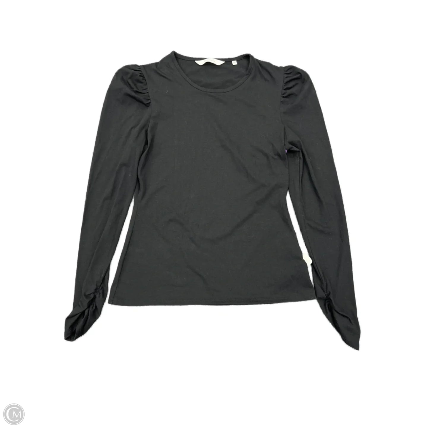 Top Long Sleeve Basic By Rebecca Taylor In Black, Size: S