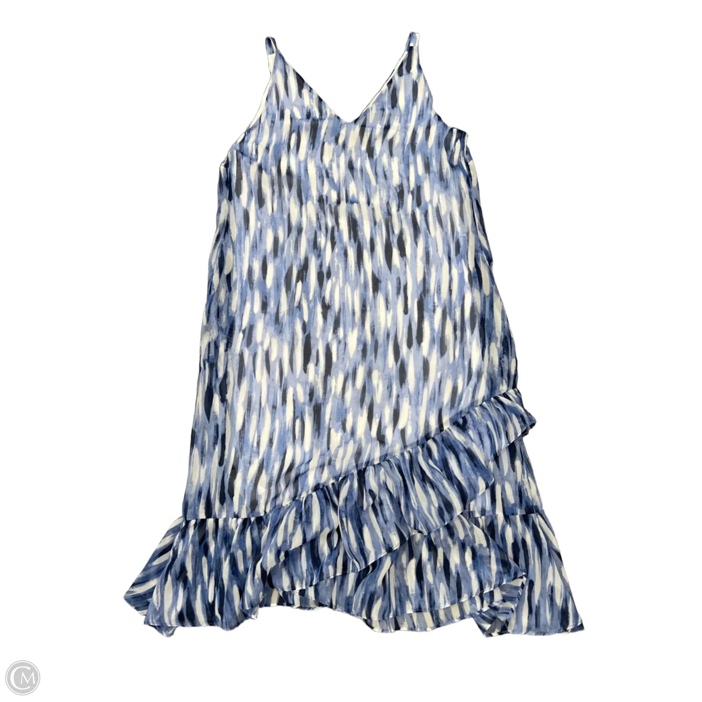 Dress Casual Midi By Nic + Zoe In Blue, Size: S