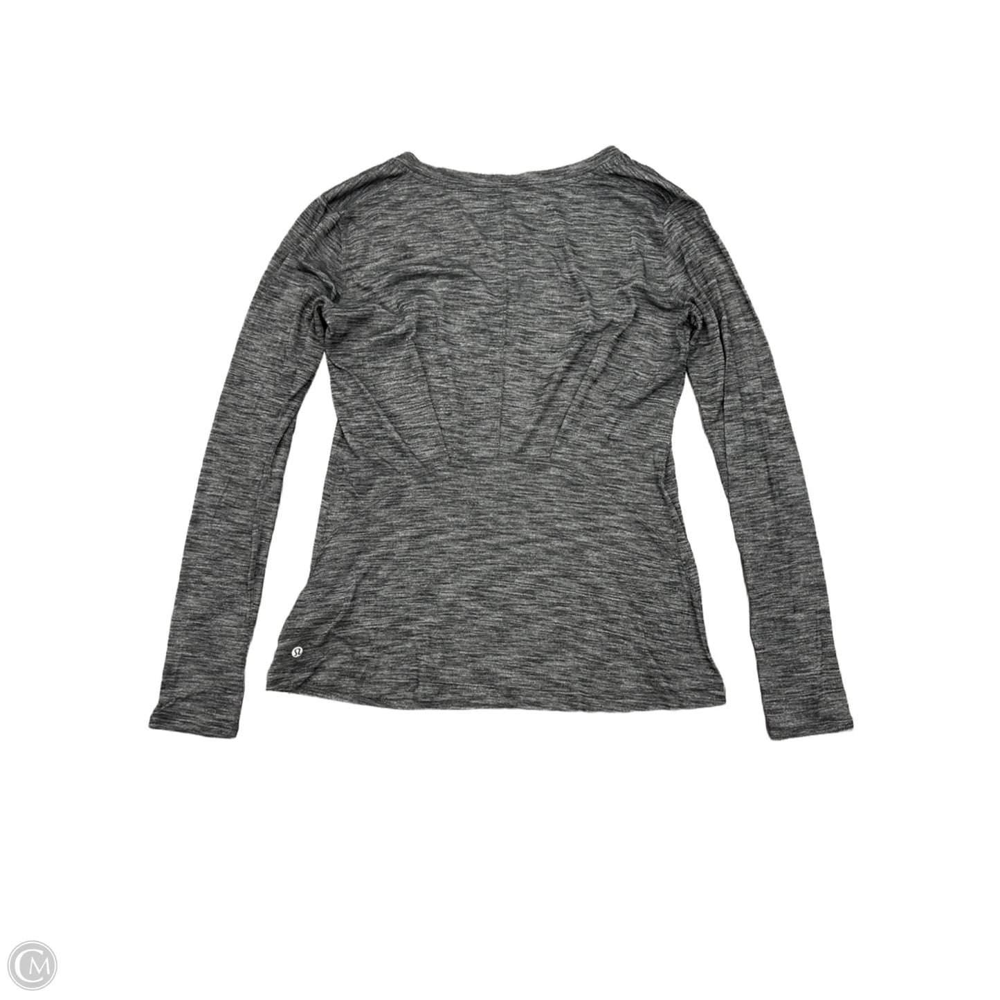 Athletic Top Long Sleeve Crewneck By Lululemon In Black, Size: 10