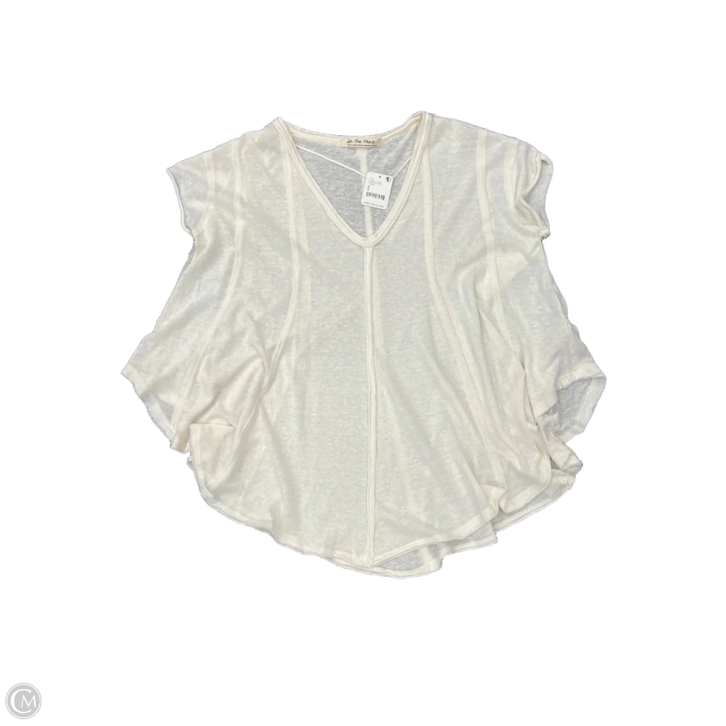 Top Short Sleeve By We The Free In Silver, Size: S