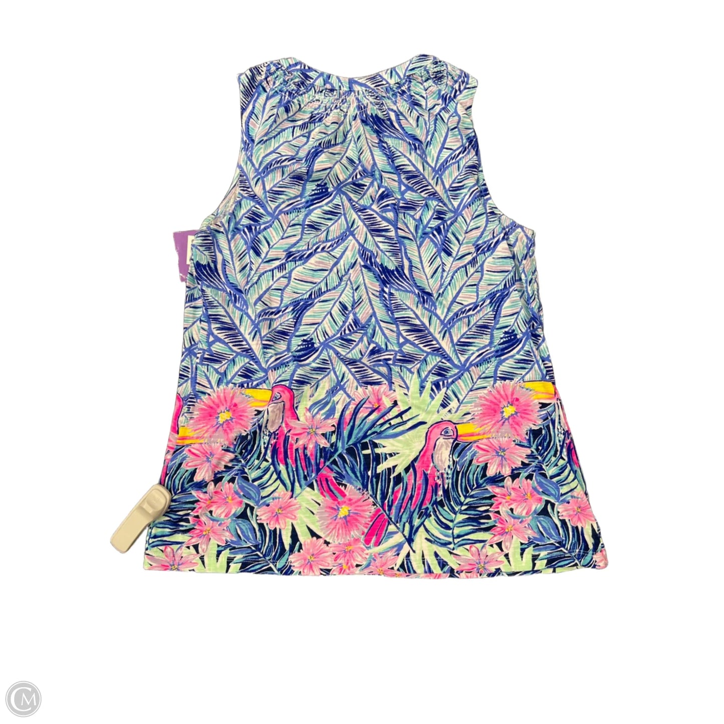 Top Sleeveless Designer By Lilly Pulitzer In Blue, Size: S