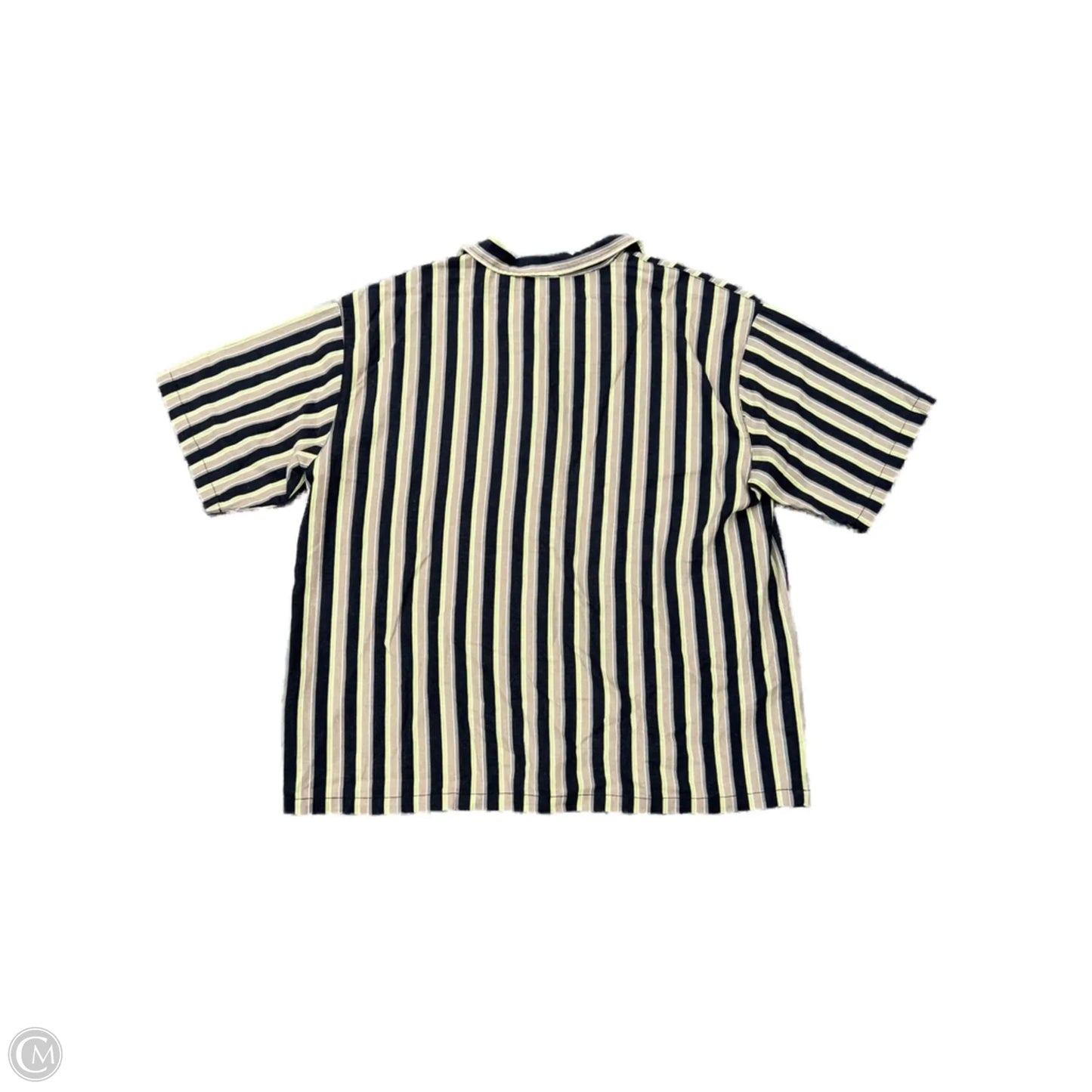 Top Short Sleeve By Topshop In Green, Size: L