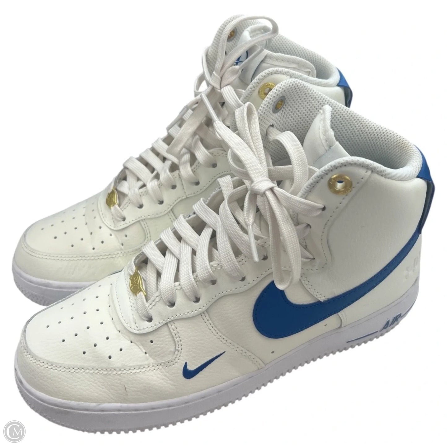 Shoes Sneakers By Nike In Blue & White, Size: 9.5