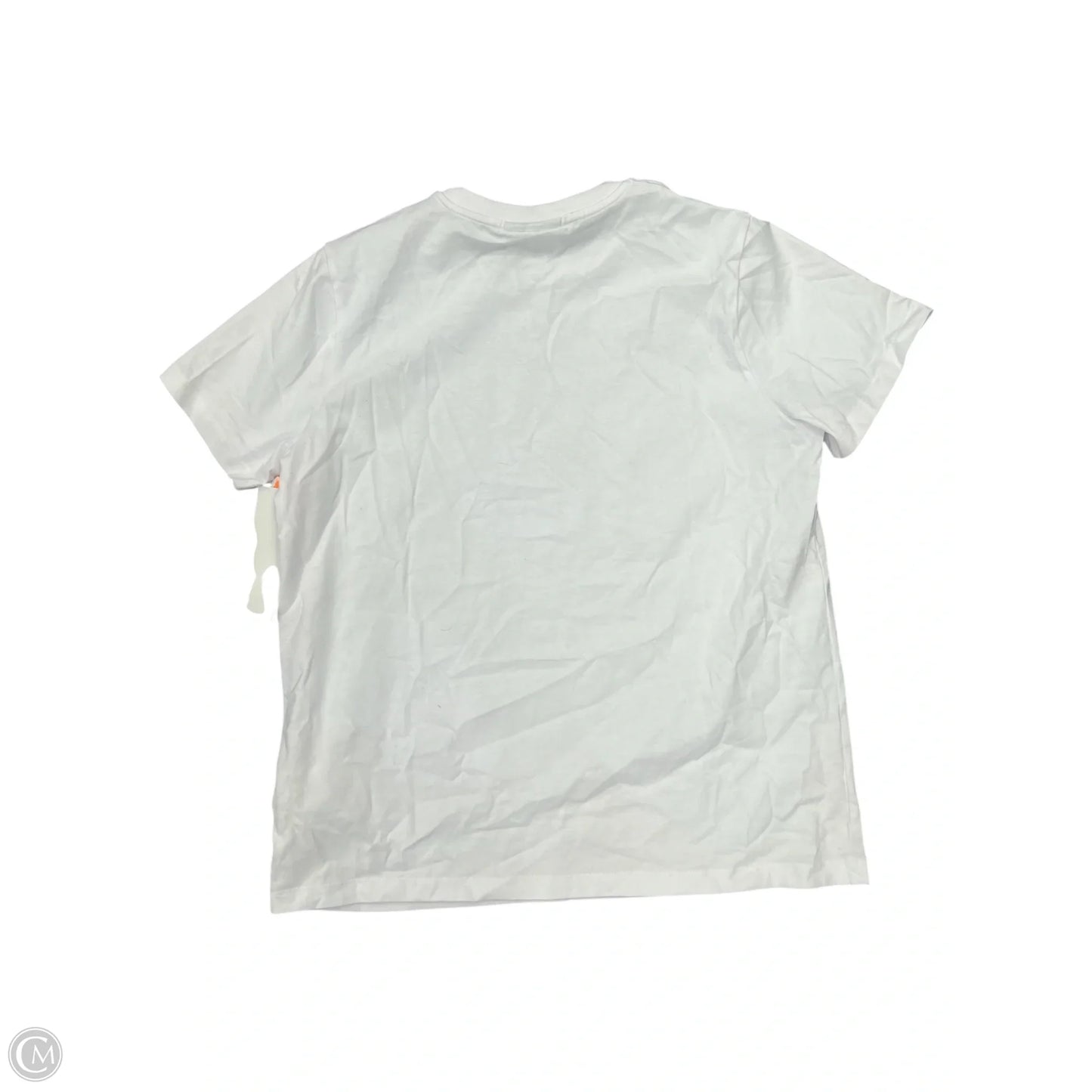 Top Short Sleeve Luxury Designer By Ganni In White, Size: S