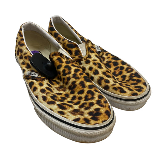 Shoes Flats By Vans In Leopard Print, Size:8