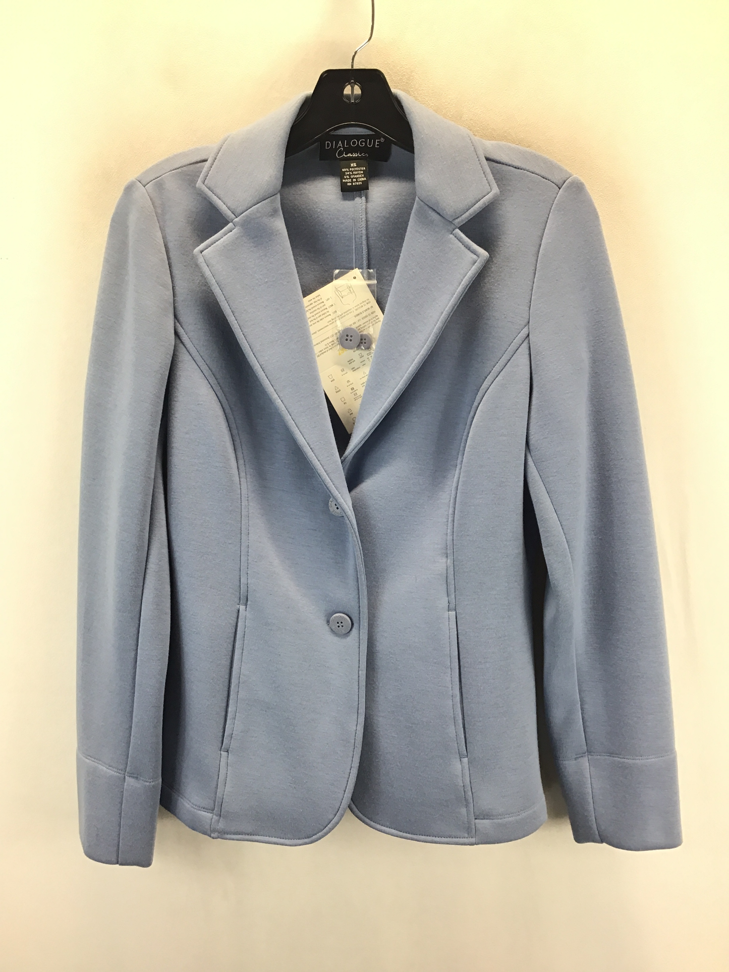 Blazer By Dialogue Qvc Size: Xs