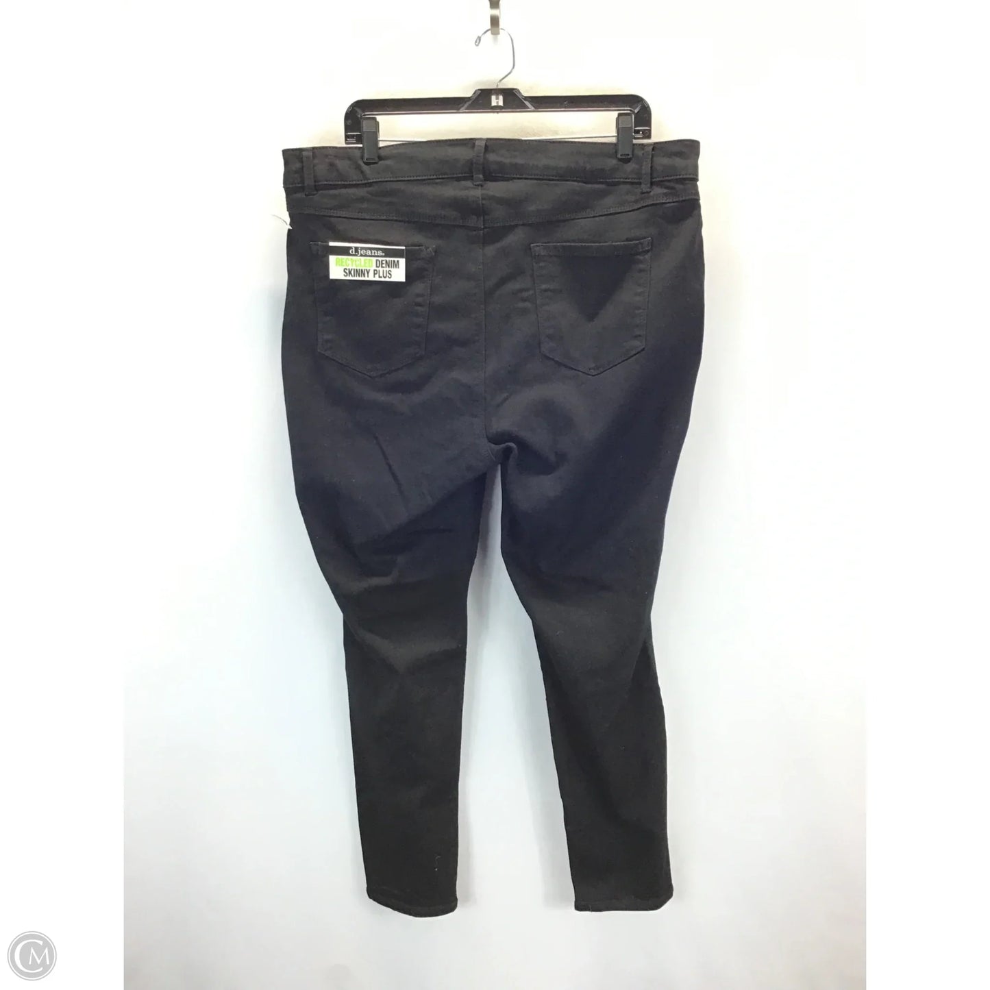Jeans Skinny By D Jeans In Black, Size: 20