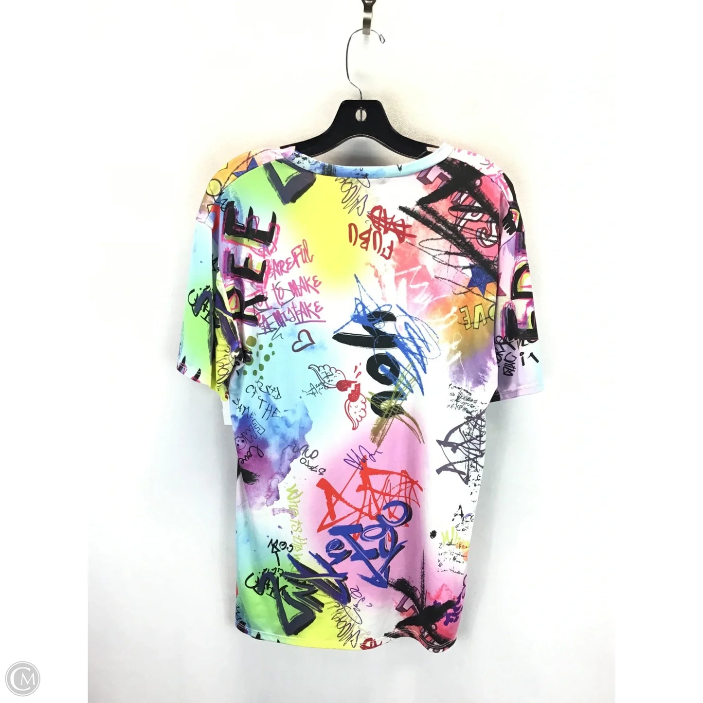 Top Short Sleeve By Fashion Nova In Multi-colored, Size: Xs