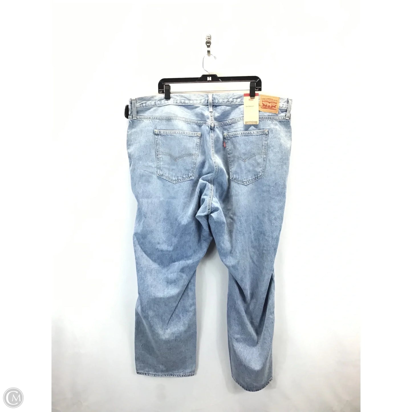 Jeans Straight By Levis In Blue Denim, Size: 22