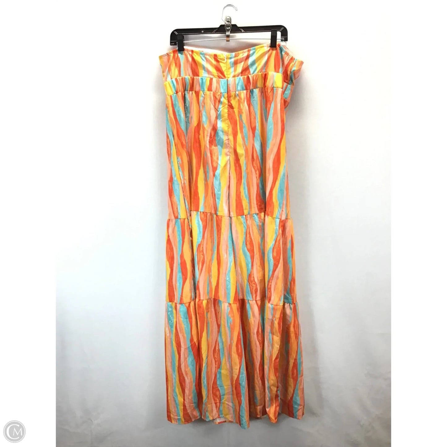 Jumpsuit By Shein In Orange & Pink, Size: 1x