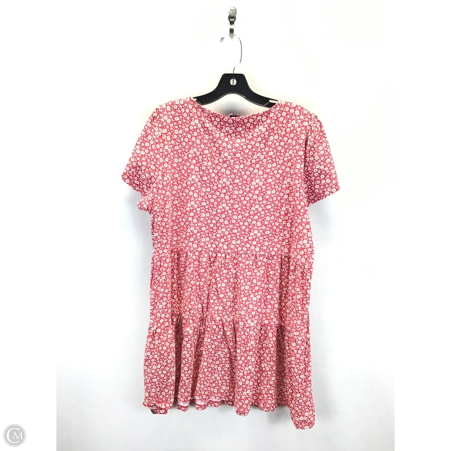 Top Short Sleeve By Tommy Hilfiger In Red & White, Size: Xxl