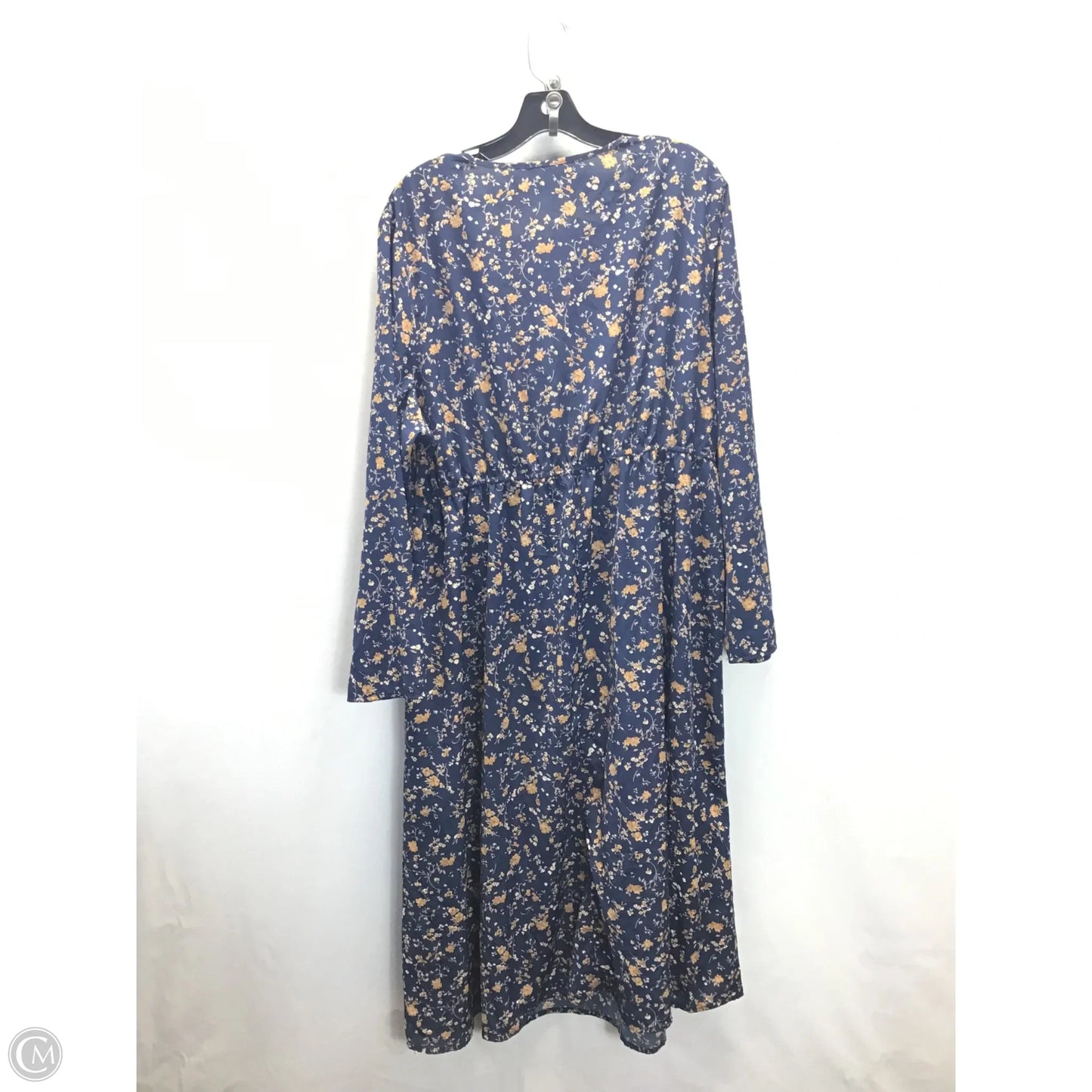 Dress Casual Maxi By Clothes Mentor In Navy, Size: 3x