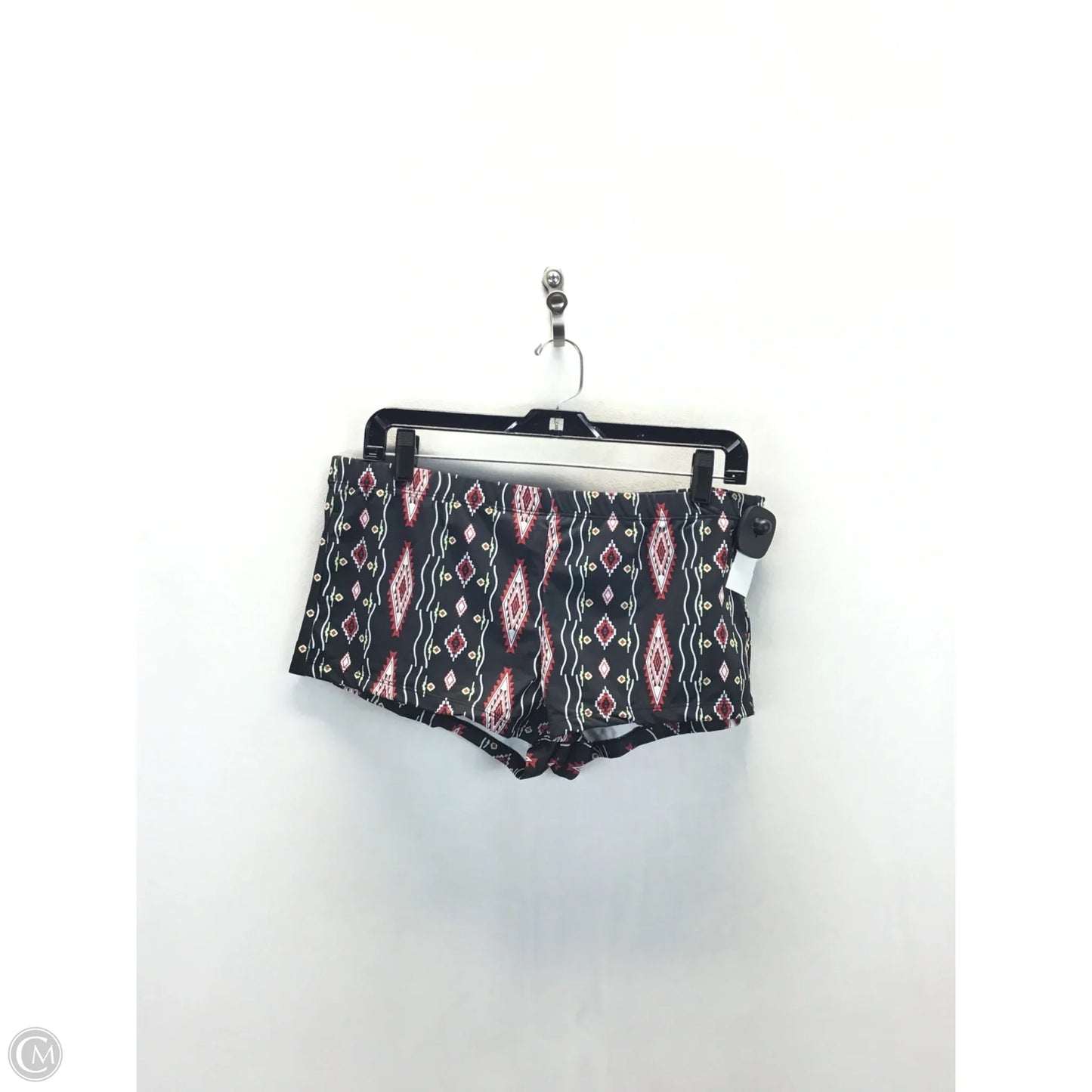 Swimsuit 2pc By Clothes Mentor In Black & Red, Size: Xl