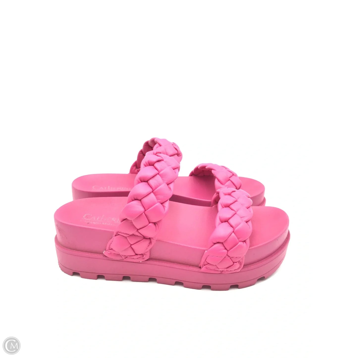 Sandals Heels Platform By Catherine Malandrino In Pink, Size: 7