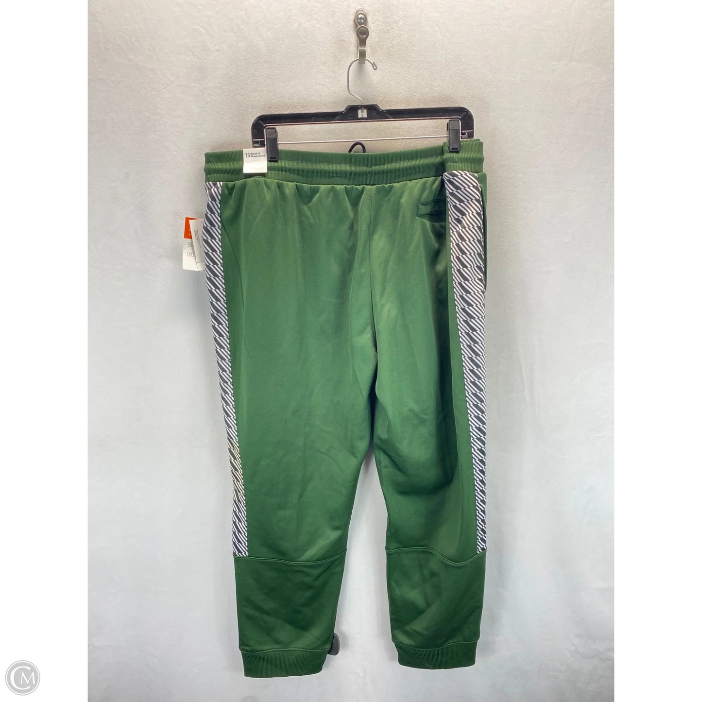 Athletic Pants By Cmc In Green & White, Size: Xxl