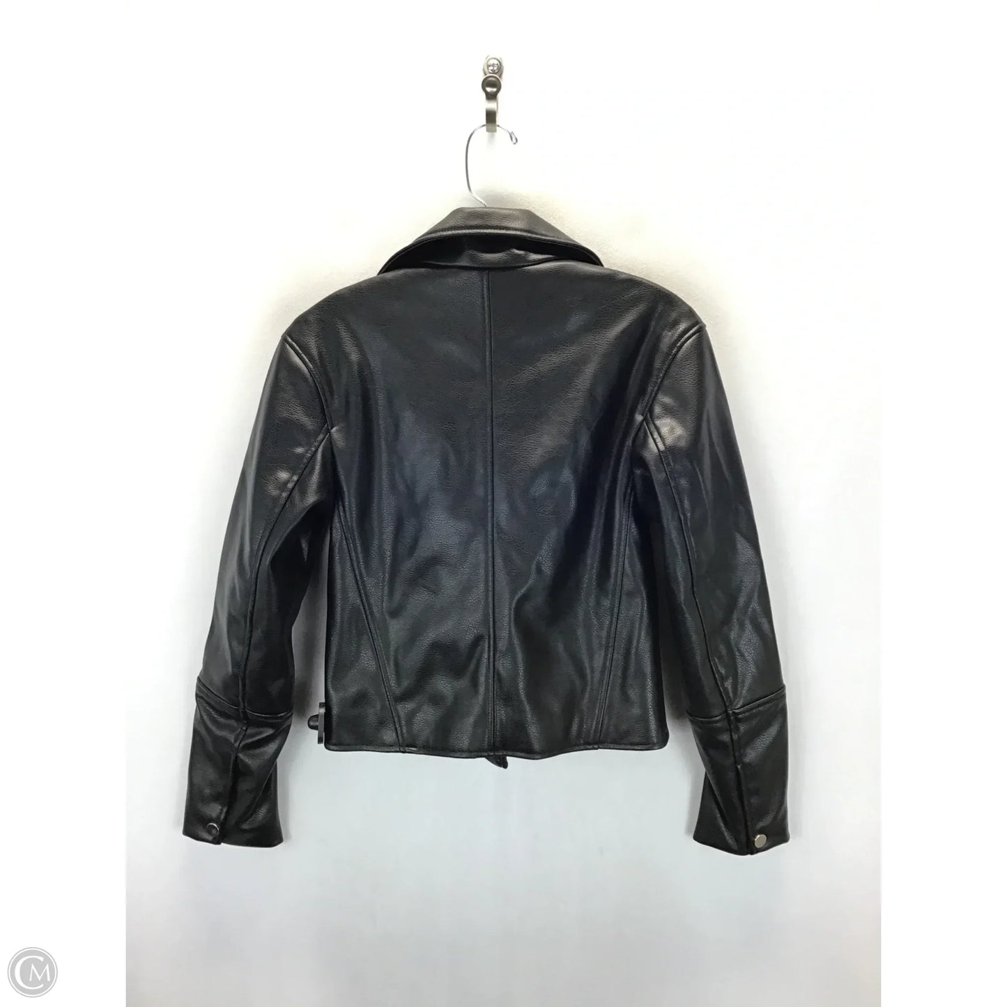Jacket Moto By Divided In Black, Size: Xs