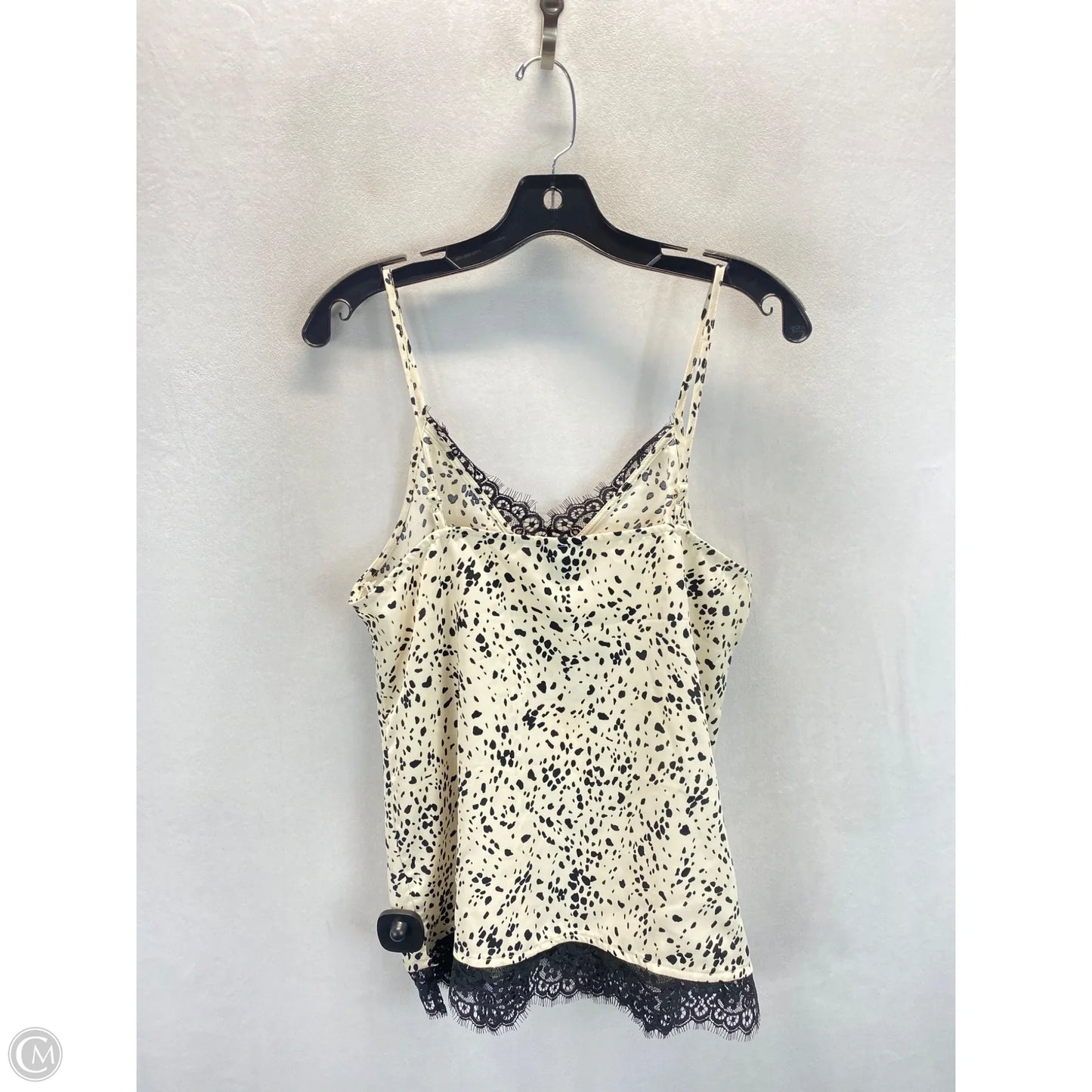 Top Sleeveless By A New Day In Black & Cream, Size: M